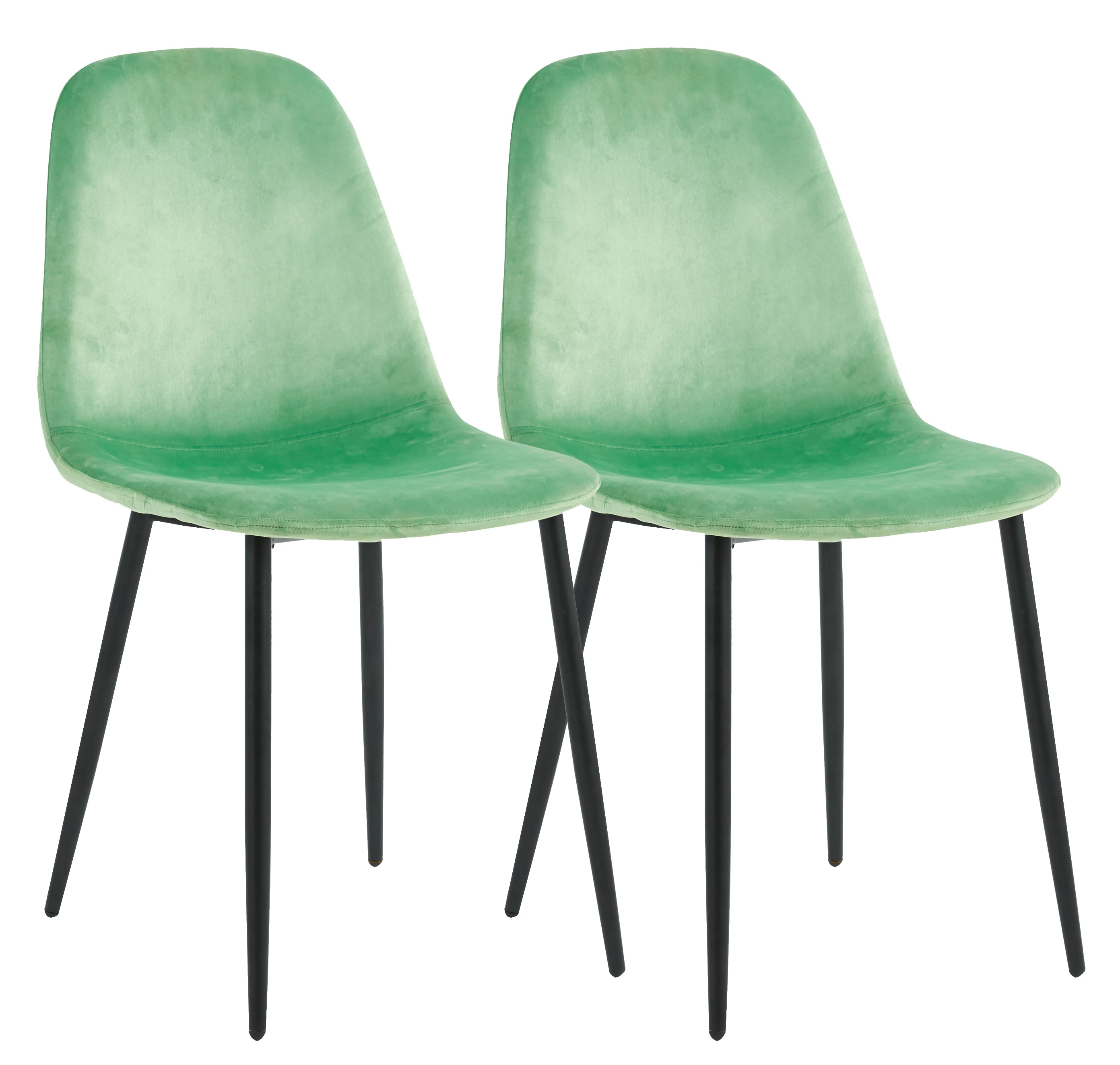 VCM 2er Set Esszimmerst&uuml;hle | skandinavischer gepolsterter K&uuml;chenstuhl St&uuml;hle Esszimmer Esstischtisch R&uuml;ckenlehne Fiolo - Bild 1