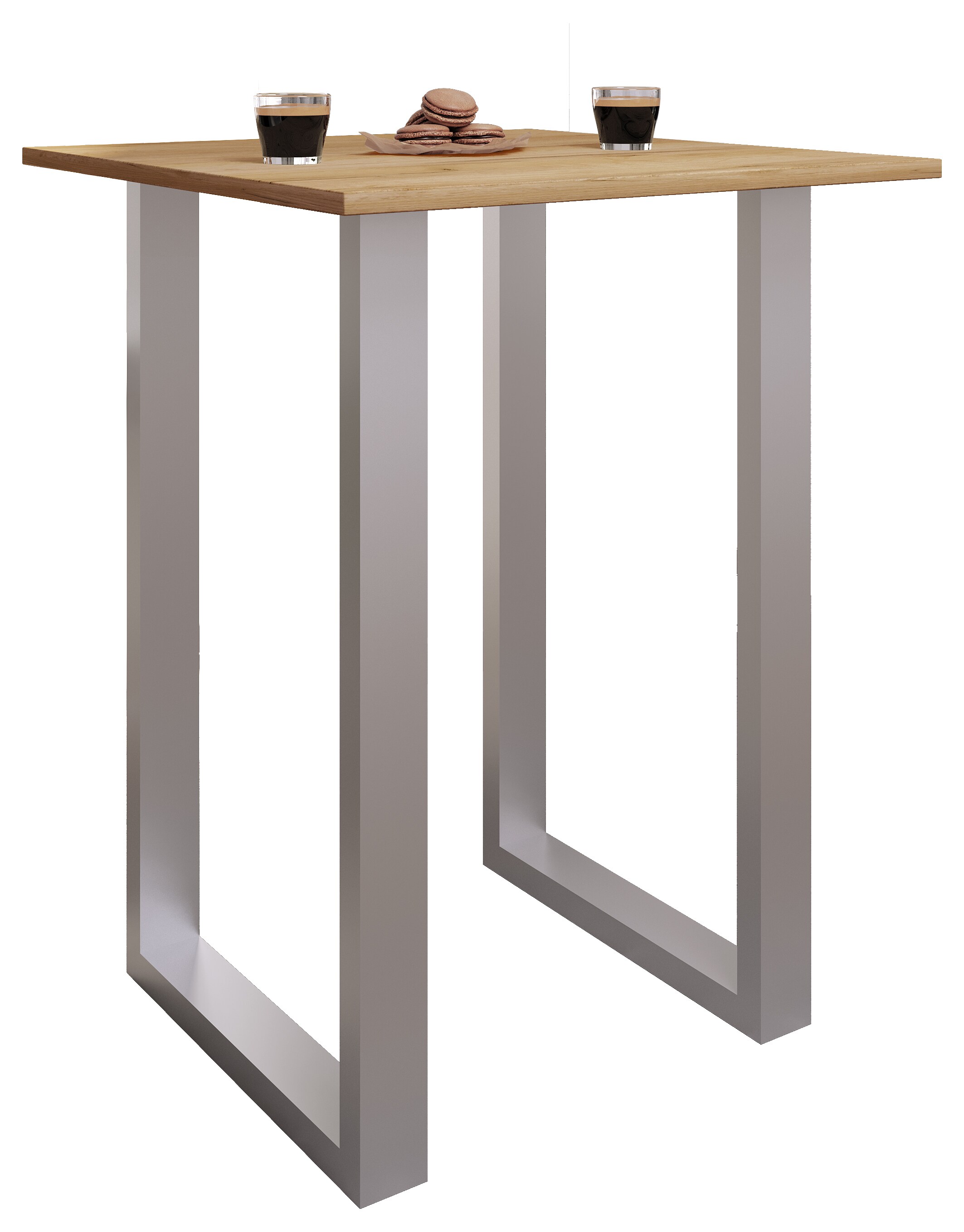 VCM Bartisch | Tresen | Stehtisch | hoher Tisch | Bartresen Tisch - Xona 80x50 cm - Bild 1