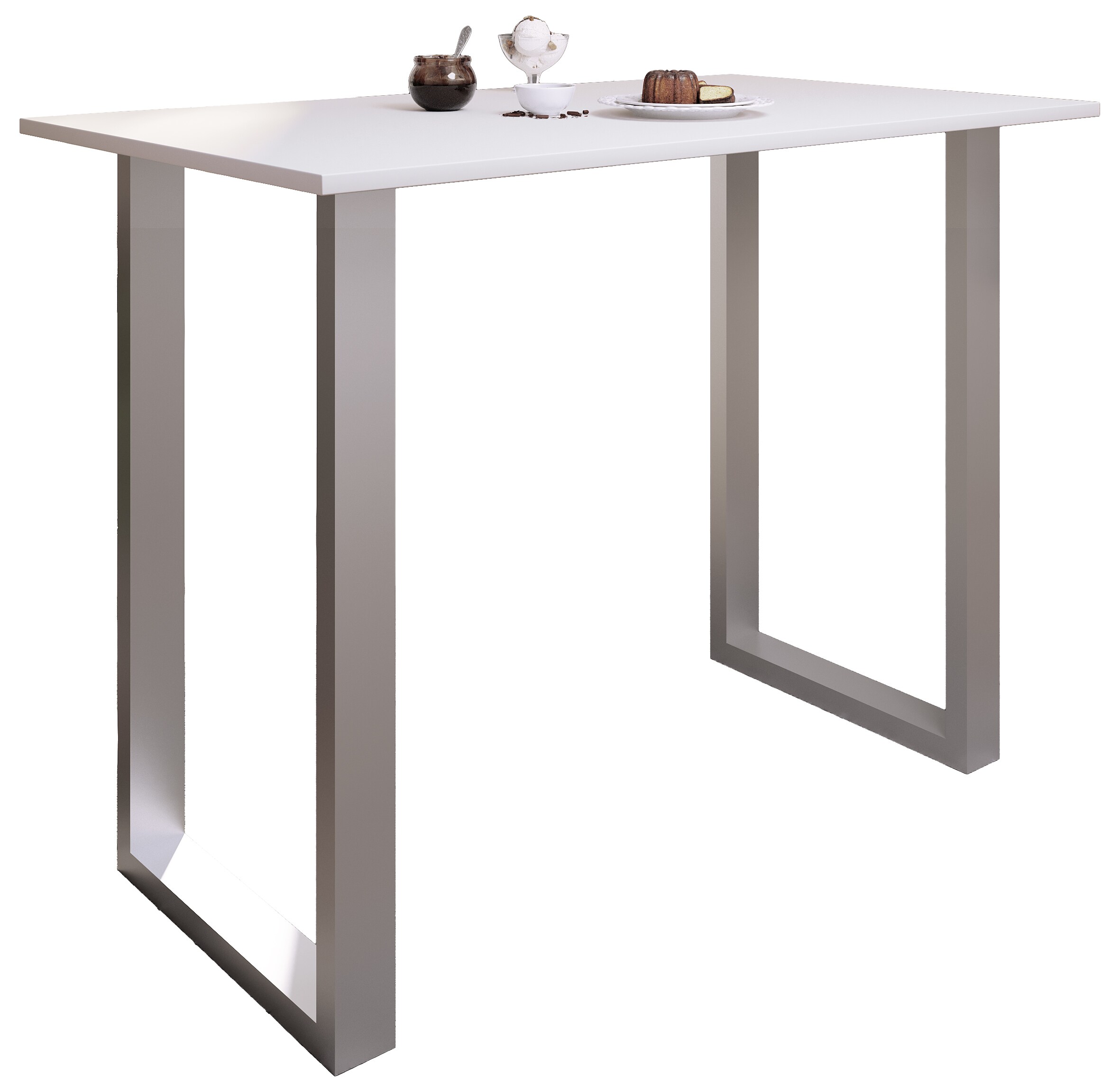 VCM Bartisch | Tresen | Stehtisch | hoher Tisch | Bartresen Tisch - Xona 140x80 cm - Bild 1