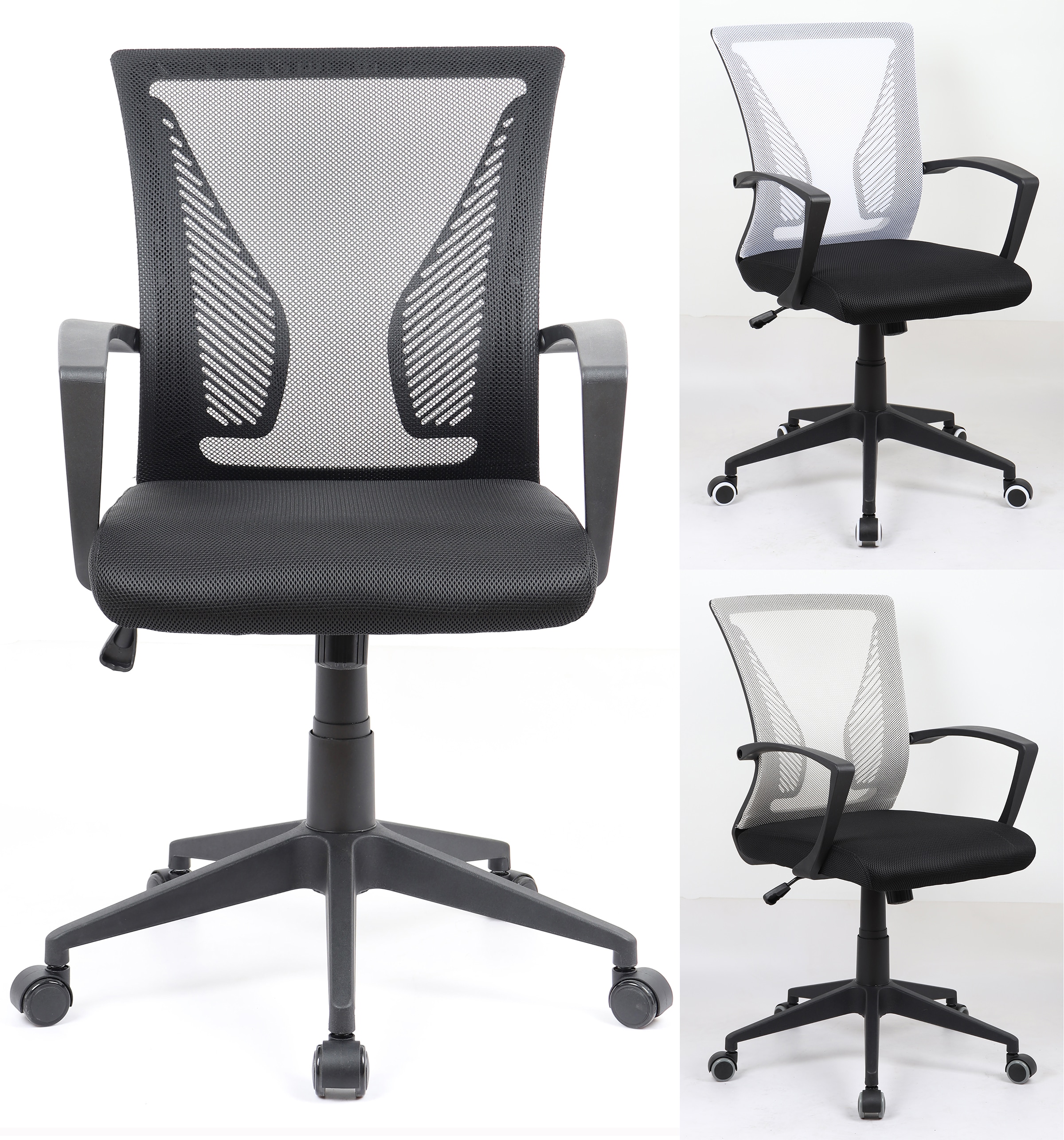 VCM B&uuml;rostuhl ergonomisch | Drehstuhl h&ouml;henverstellbar | B&uuml;rostuhl f&uuml;r B&uuml;ro & Home Office - Offilo - Bild 1