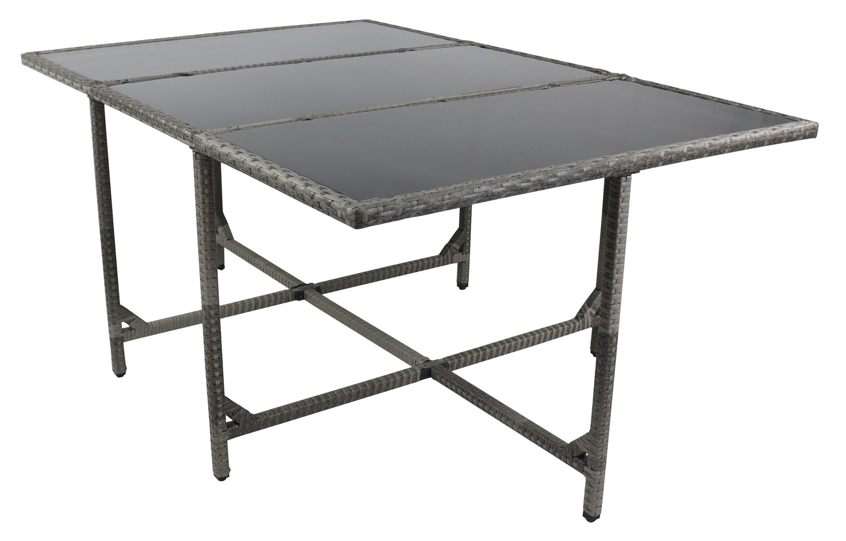 VCM Gartentisch   Tisch aus Rattan   Maße ca. H. 74 x B. 170 x T. 110 cm   Gartentisch   Gartenmöbel – Raloso 170×110 | 04051814441943