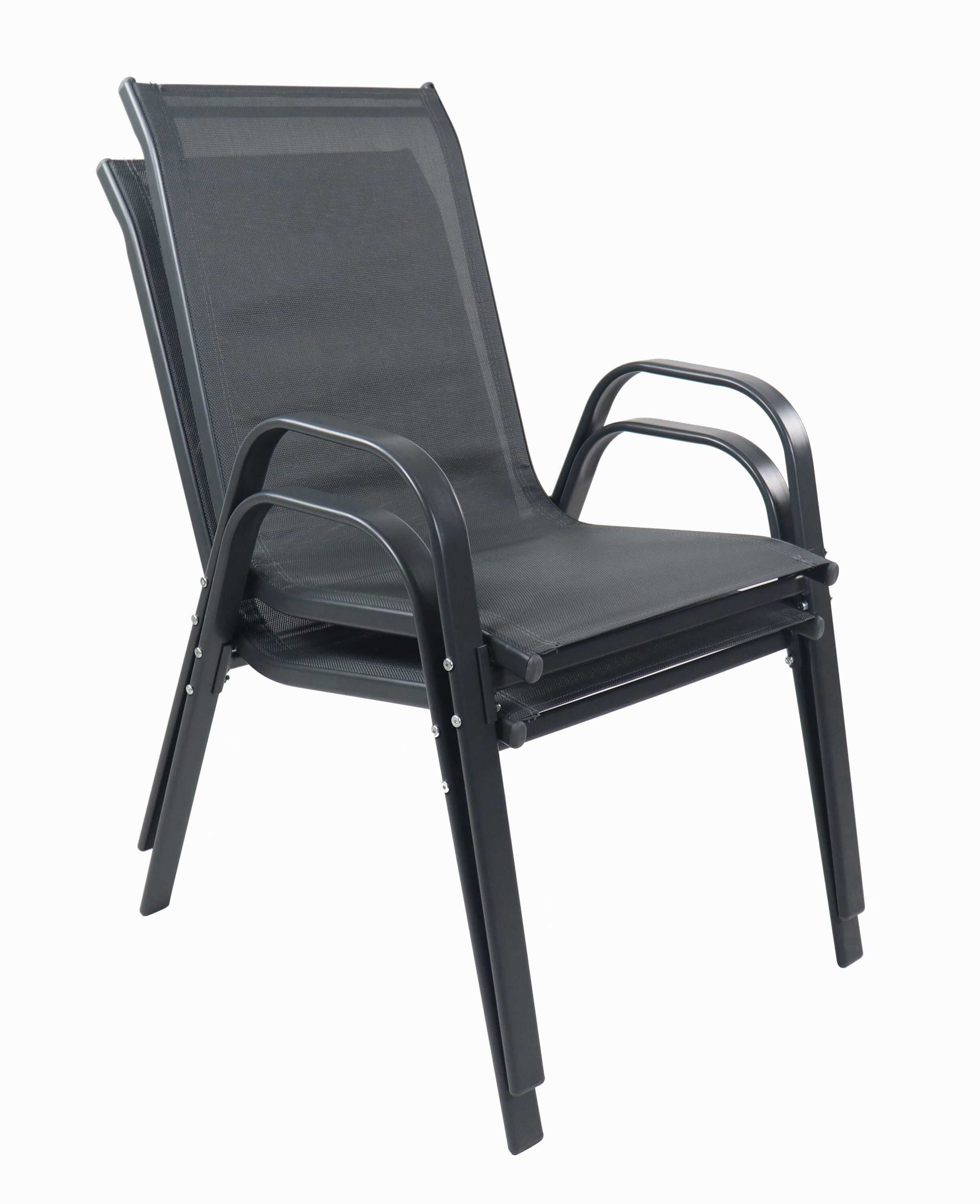 VCM 2-tlg. Set Gartenstuhl | Gartenstuhl stapelbar | Ma&szlig;e ca. H. 89 x B. 56 x T. 73 cm | Gartenst&uuml;hle | Gartenm&ouml;bel - Sonlas - Bild 1