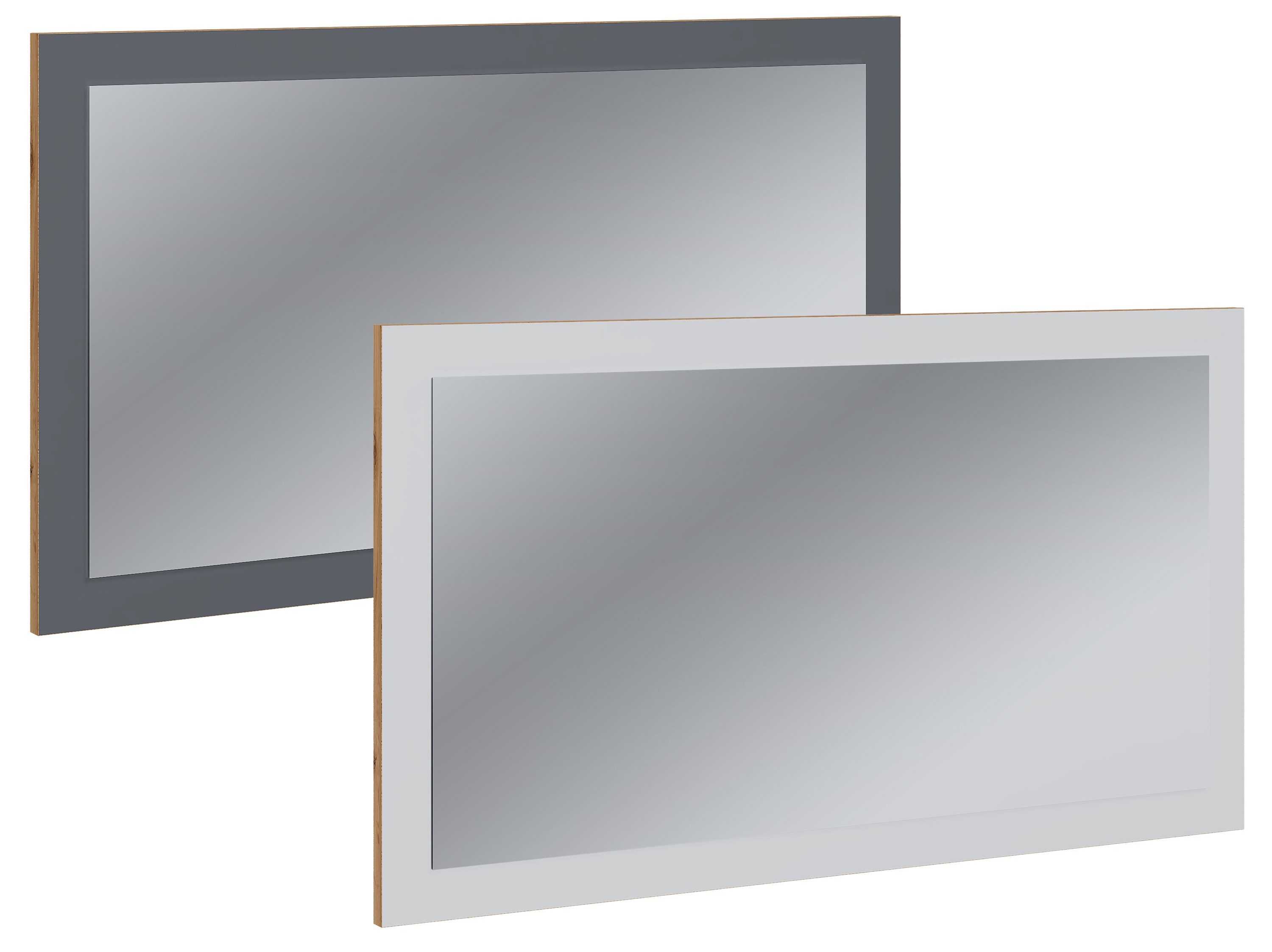 VCM Holz Wandspiegel | f&uuml;r Badezimmer oder Flur geeignet | Ma&szlig;e: H. 45 x B. 80 x T. 2 cm - Salia - Bild 1