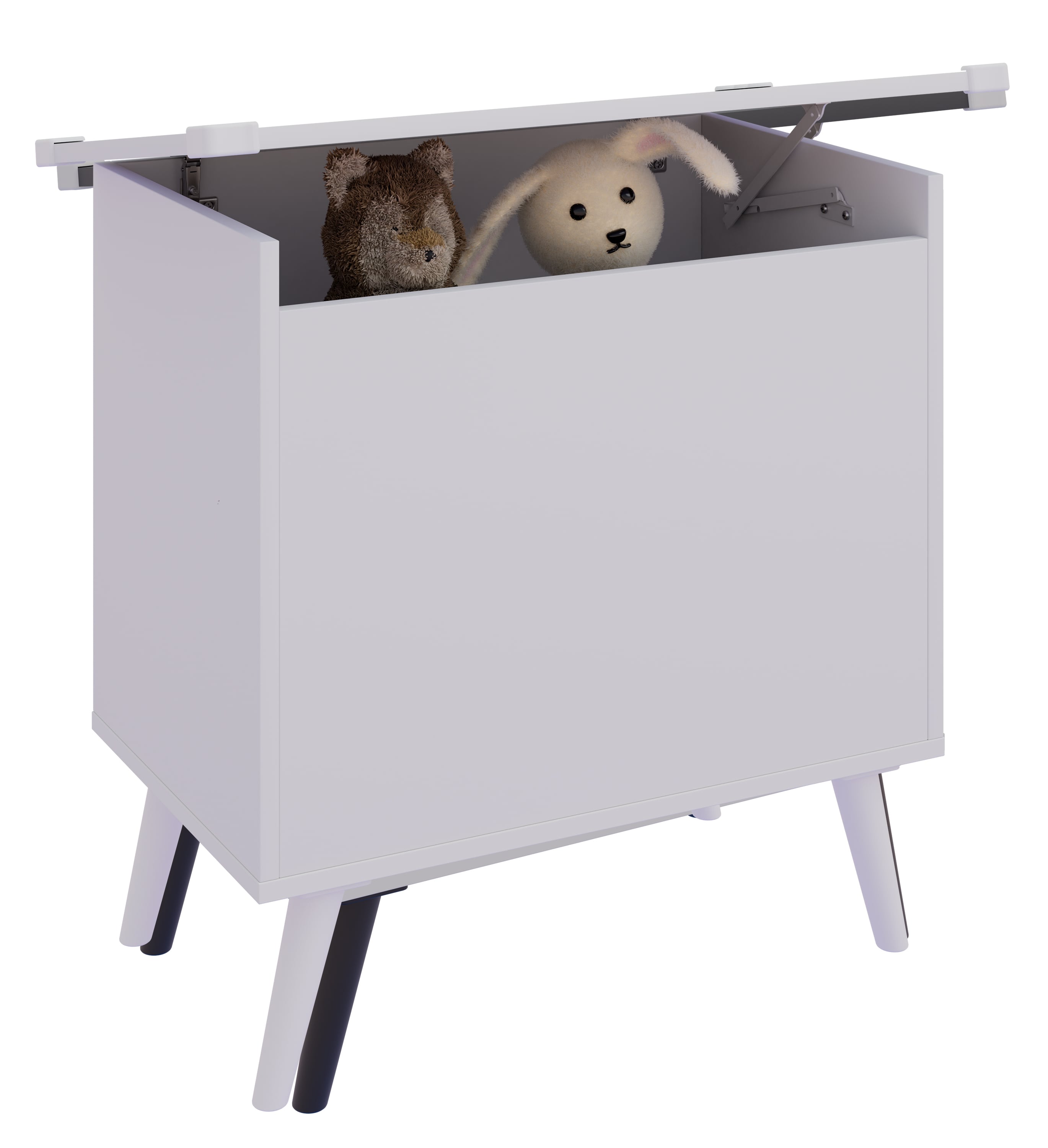 VCM Holztruhe | Ma&szlig;e ca. H. 65 x B. 68 x T. 39 cm | Kiste f&uuml;r alle Wohnr&auml;ume | Aufbewahrungsbox | Kiste - Bosula L - Bild 1