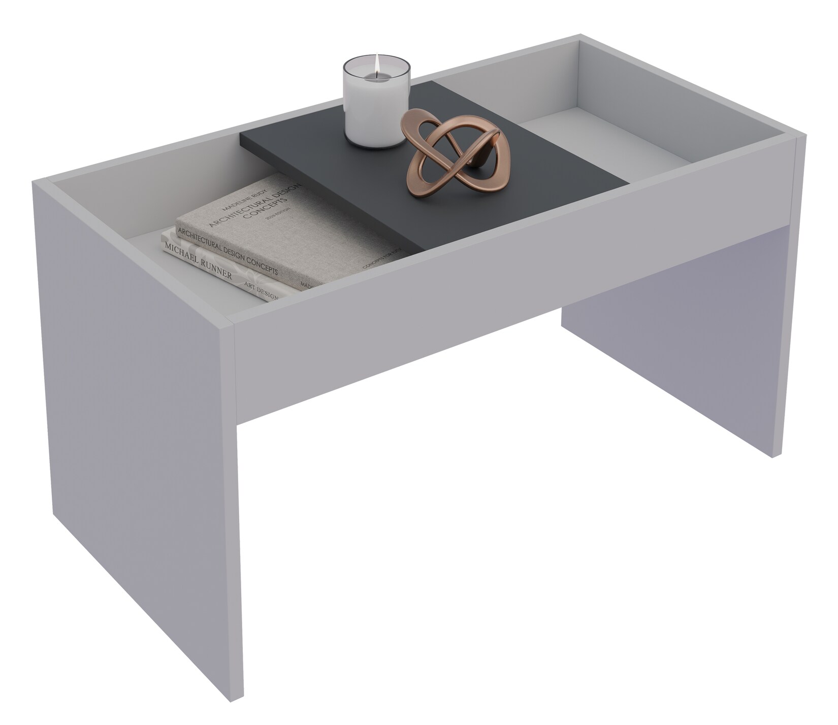 VCM Holz Beistelltisch   Couchtisch schlicht   Maße ca. H. 39 x B. 71 x T. 36 cm   Wohnzimmertisch   Kaffeetisch – Mantila | 04051814446825