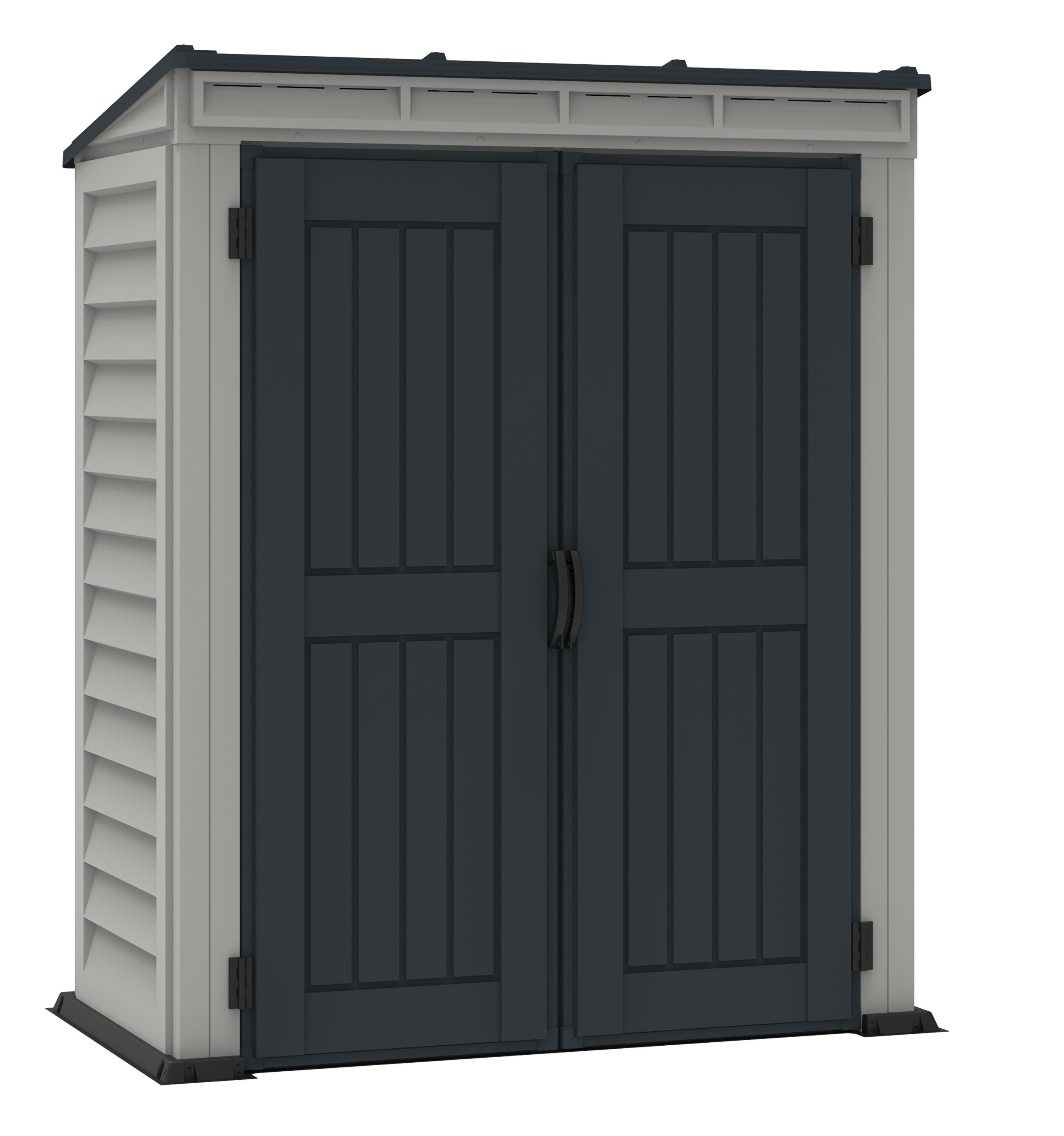 Duramax Kunststoff Gartenhaus 171x92 Ger&auml;teschuppen Garten Ger&auml;tehaus Dreht&uuml;ren, H. 202 x B. 171 x T. 92 cm - Bild 1