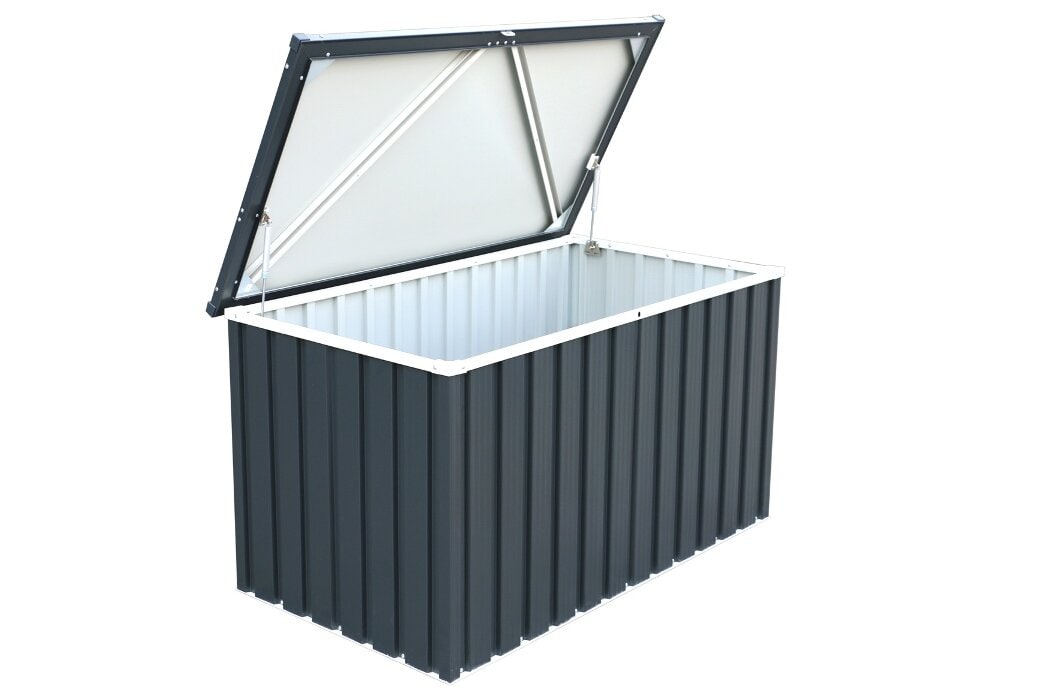 VCM Metall Gerätebox Garten Aufbewahrungsbox Kissenbox 585 l, 134 x 73 x 73 cm online kaufen bei Netto