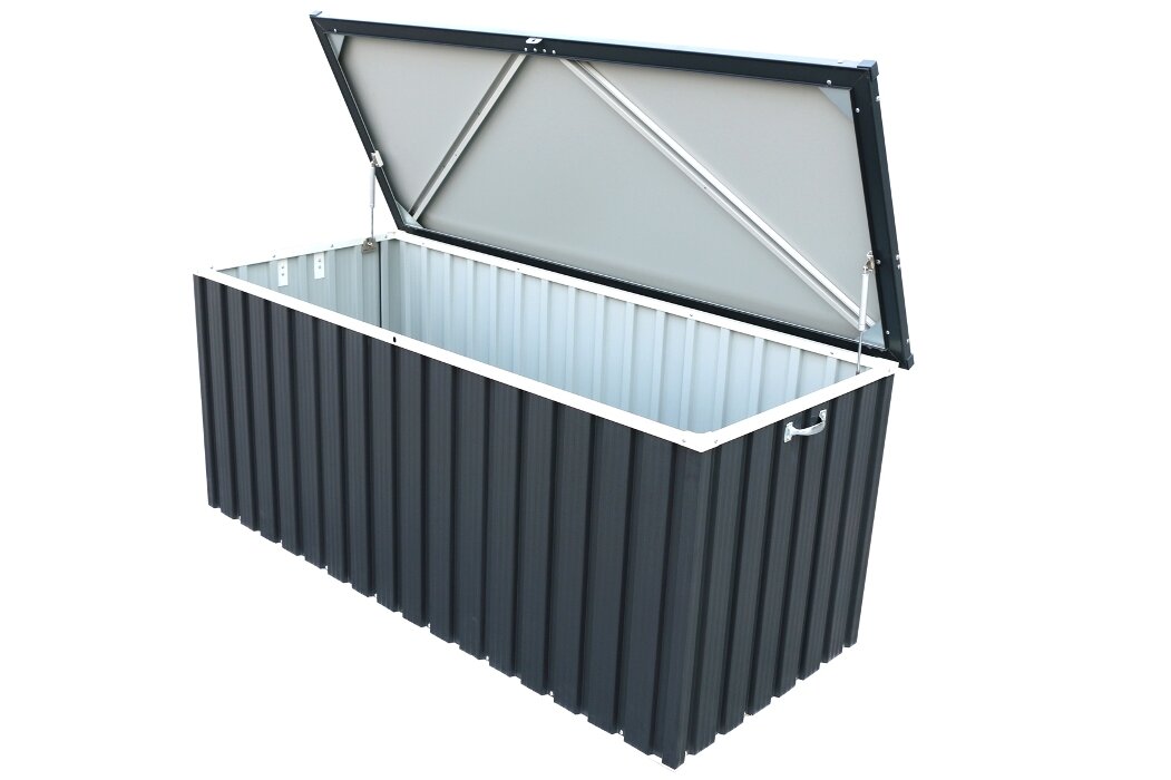 Duramax Metall Ger&auml;tebox Garten Aufbewahrungsbox Kissenbox 770 l,  174 x 73 x 73 cm - Bild 1