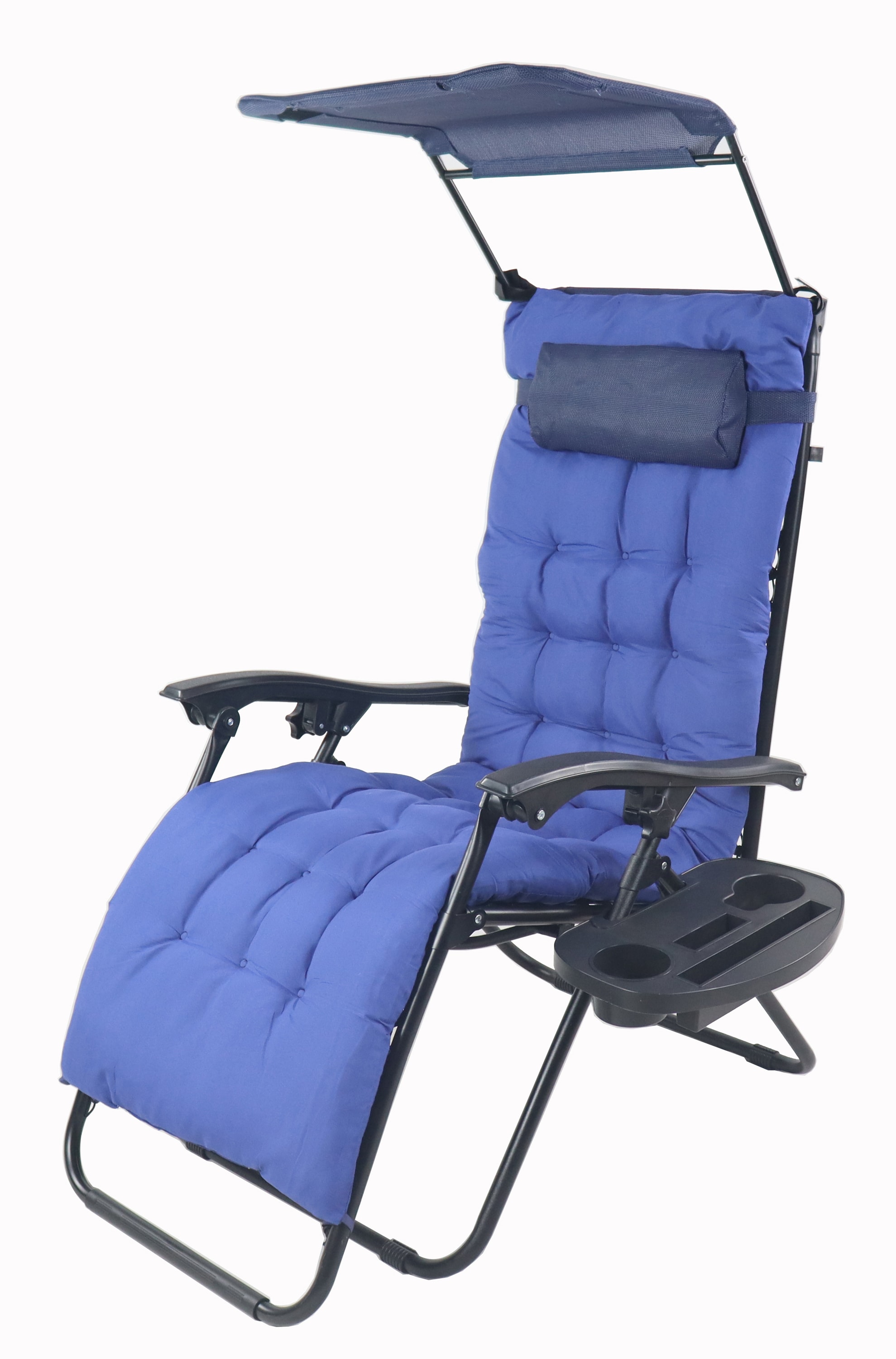 VCM Sonnenliege klappbar | Ma&szlig;e Liegestuhl ca. L. 160 x B. 64 x H. 107 cm | Ma&szlig;e Sitzposition ca. L. 115 x B. 60 x H. 84 cm | leicht und kompakt | Liegestuhl - Maltosa - Bild 1