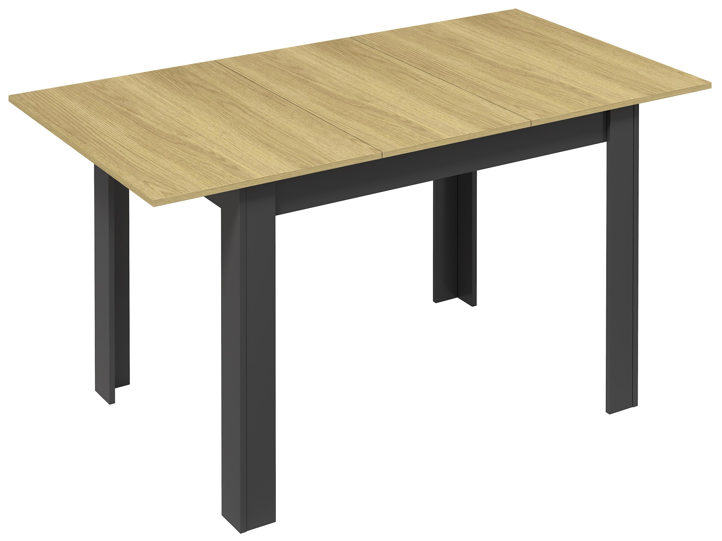 VCM VCM Esstisch ausziehbar, Holz K&uuml;chentisch 120-160 cm, kompakter Speisetisch f&uuml;r K&uuml;che & Essbereich, Tisch Pesoli - Bild 1