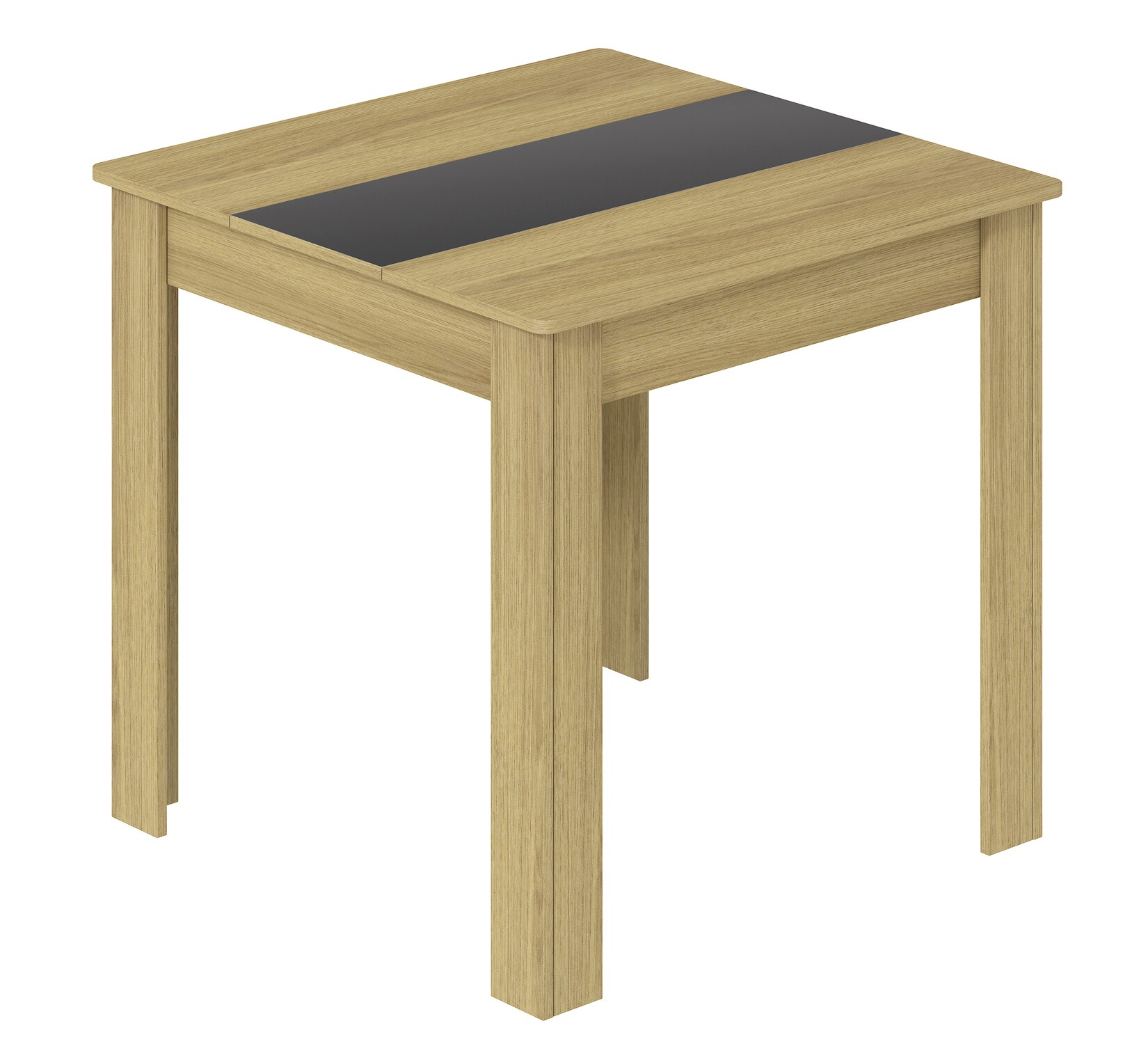 VCM VCM Esstisch, Holzwerkstoff Küchentisch H. 75 x B. 80 x T. 80 cm, kompakter Speisetisch für Küche & Essbereich, Tisch Disalo