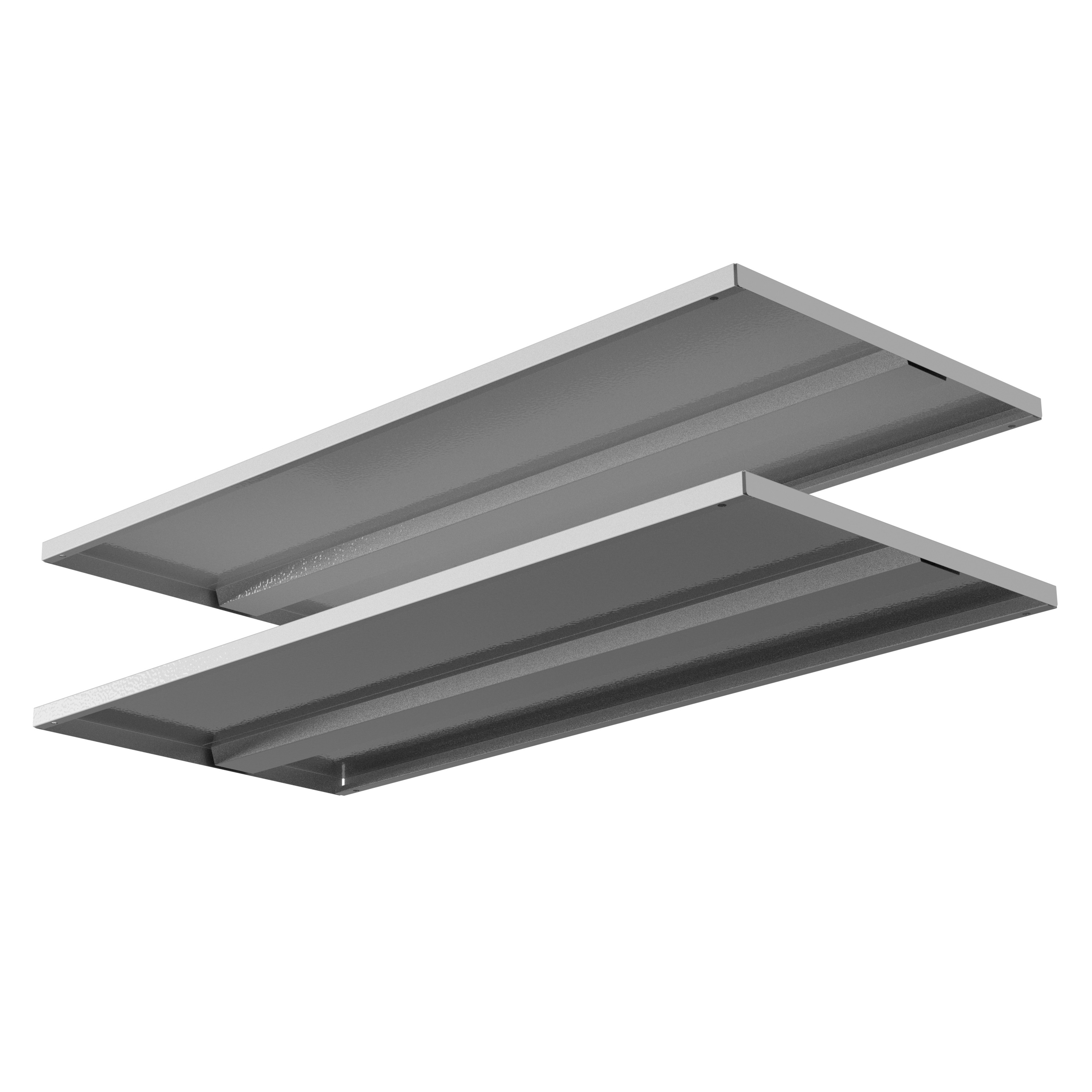 VCM 2x Fachb&ouml;den aus Metall / Ma&szlig;e Einlageboden H. 2 x B. 79 x T. 32 cm / Fachboden f&uuml;r VCM Stahlschr&auml;nke der Serie Malivo - Bild 1