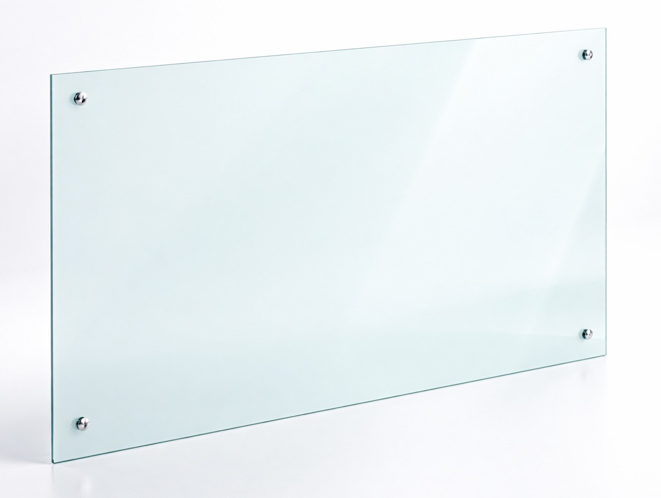 VCM Küchenrückwand Spritzschutz – ESG Hartglas 100 x 50 cm, Fliesenspiegel, Herdspritzschutz und Wandschutz für die Küche - Esilo