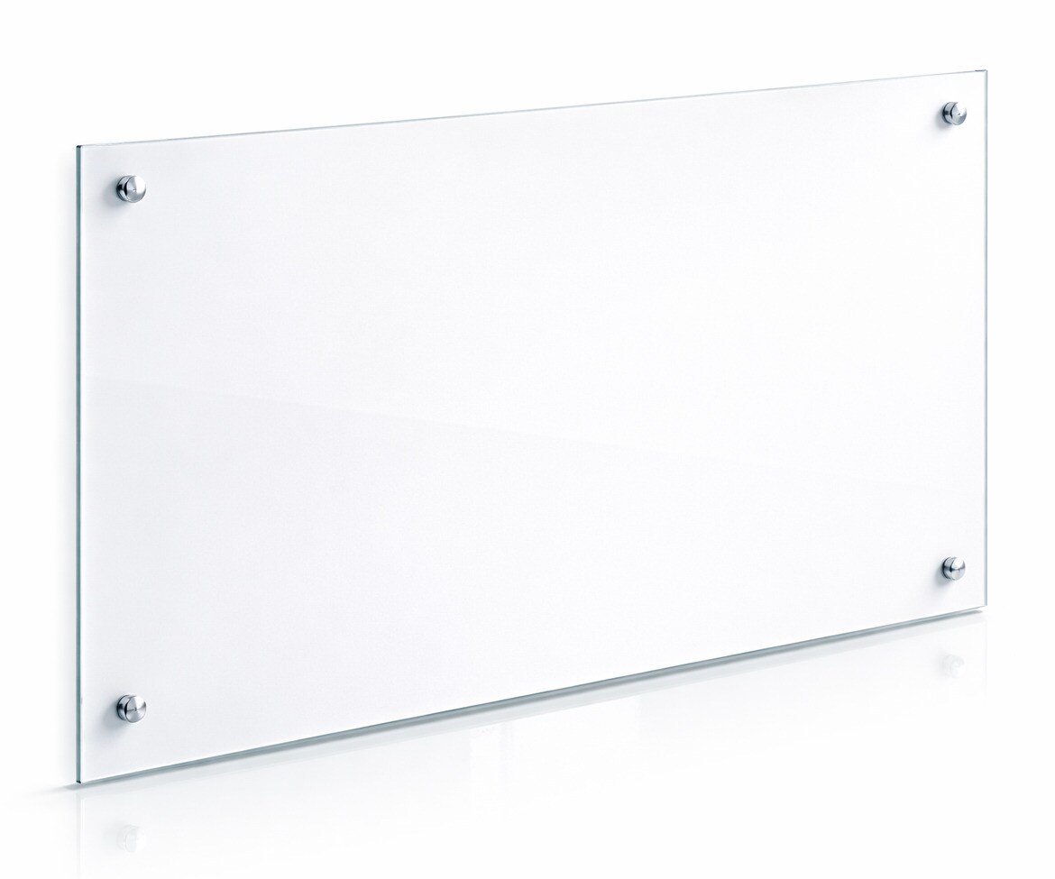 VCM Küchenrückwand Spritzschutz – ESG Hartglas 100 x 60 cm, Fliesenspiegel, Herdspritzschutz und Wandschutz für die Küche - Esilo