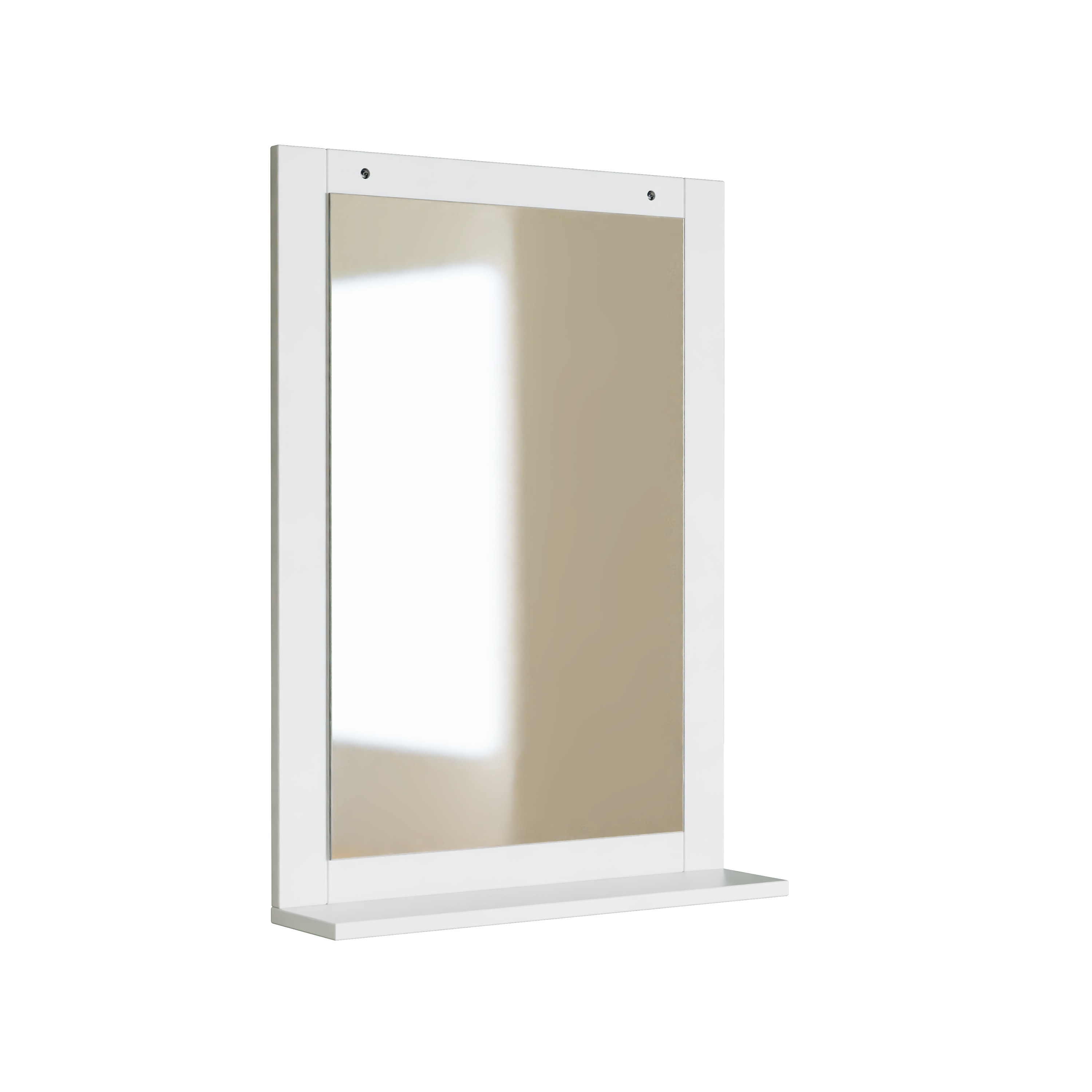 VCM Badspiegel - H&auml;ngespiegel mit Ablage, modernes Design, Ma&szlig;e ca. H. 70 x B. 50 x T. 12 cm, Wandspiegel f&uuml;r Diele und Flur, Flonali - Bild 1