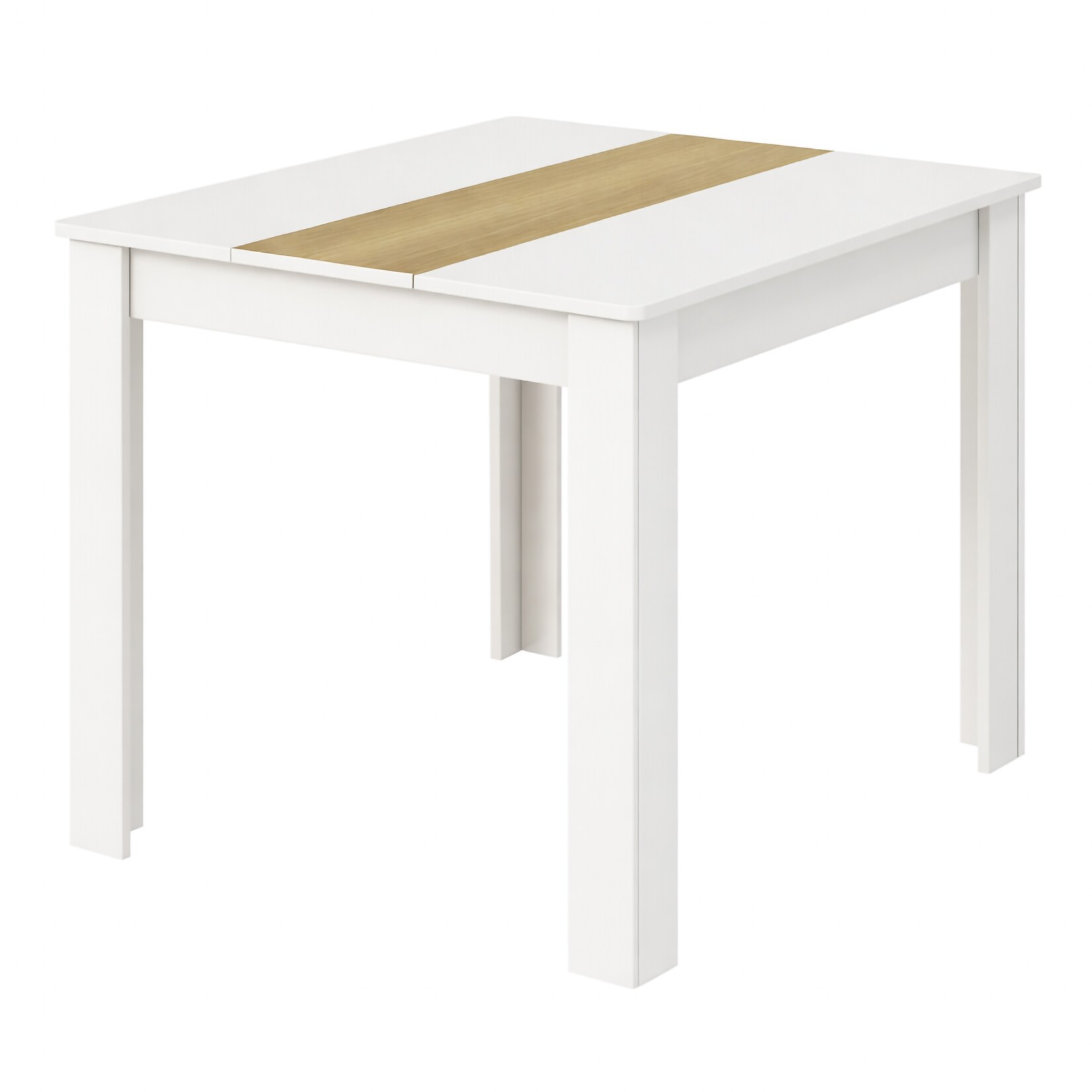 VCM VCM Esstisch, Holzwerkstoff Küchentisch H. 75 x B. 80 x T. 80 cm, kompakter Speisetisch für Küche & Essbereich, Tisch Disalo