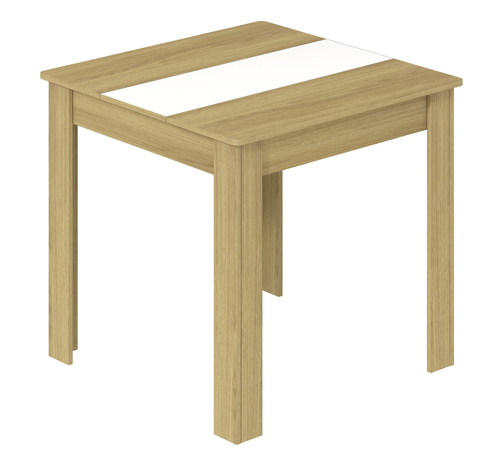 VCM VCM Esstisch, Holzwerkstoff Küchentisch H. 75 x B. 80 x T. 80 cm, kompakter Speisetisch für Küche & Essbereich, Tisch Disalo