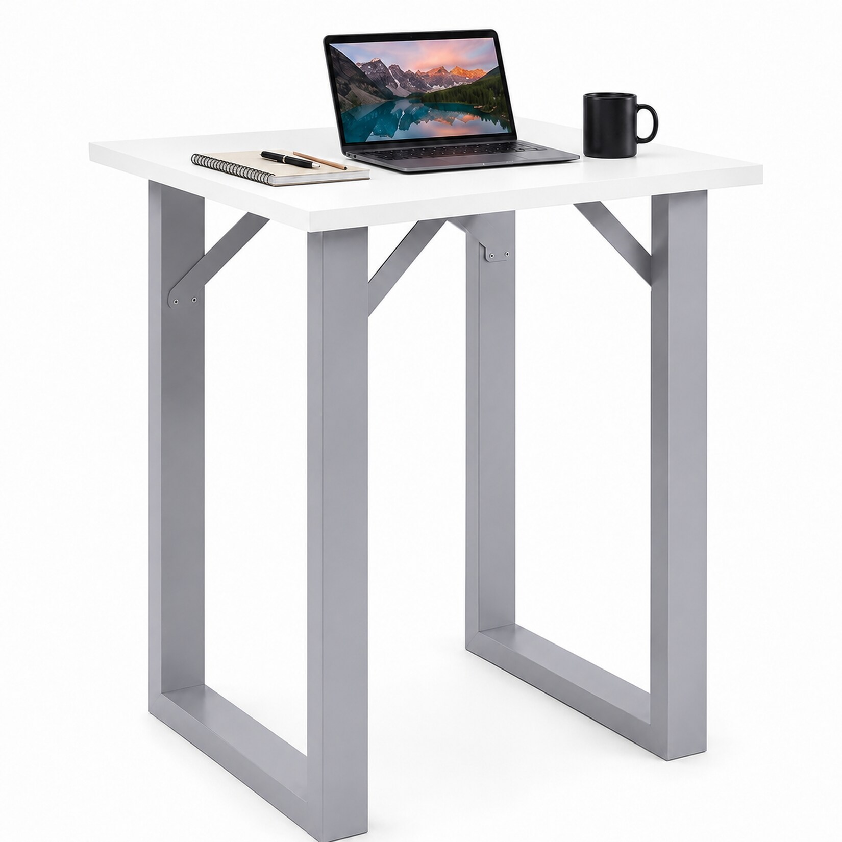 VCM Bartisch 80x50 cm, Tresen, Stehtisch, hoher Tisch, Bartresen, Hochtisch - Xona