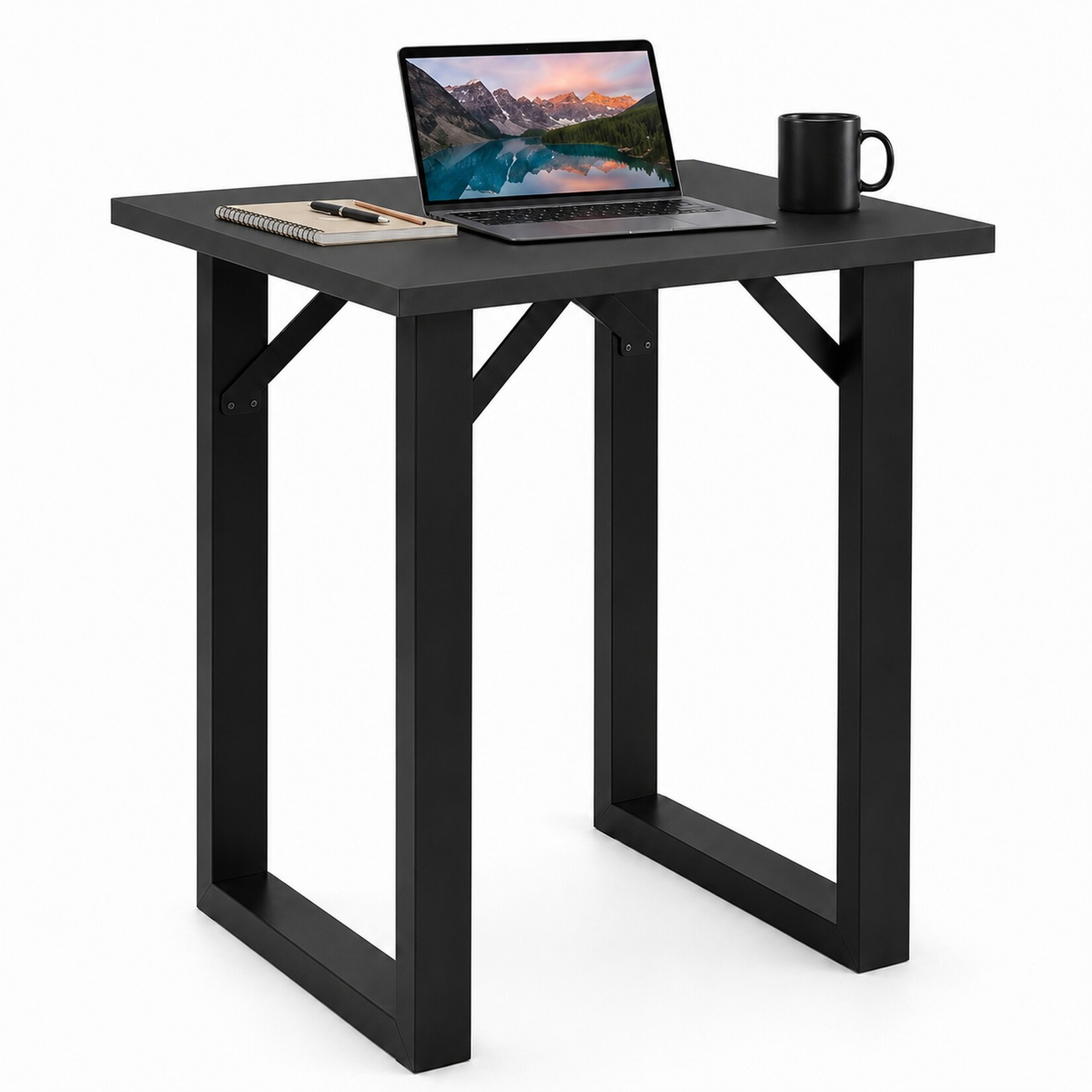 VCM Bartisch 80x50 cm, Tresen, Stehtisch, hoher Tisch, Bartresen, Hochtisch - Xona