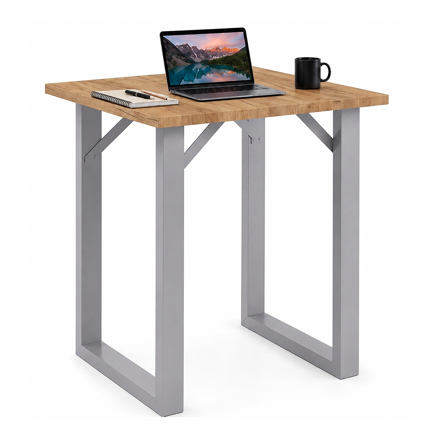 VCM Bartisch 80x80 cm, Tresen, Stehtisch, hoher Tisch, Bartresen, Hochtisch - Xona