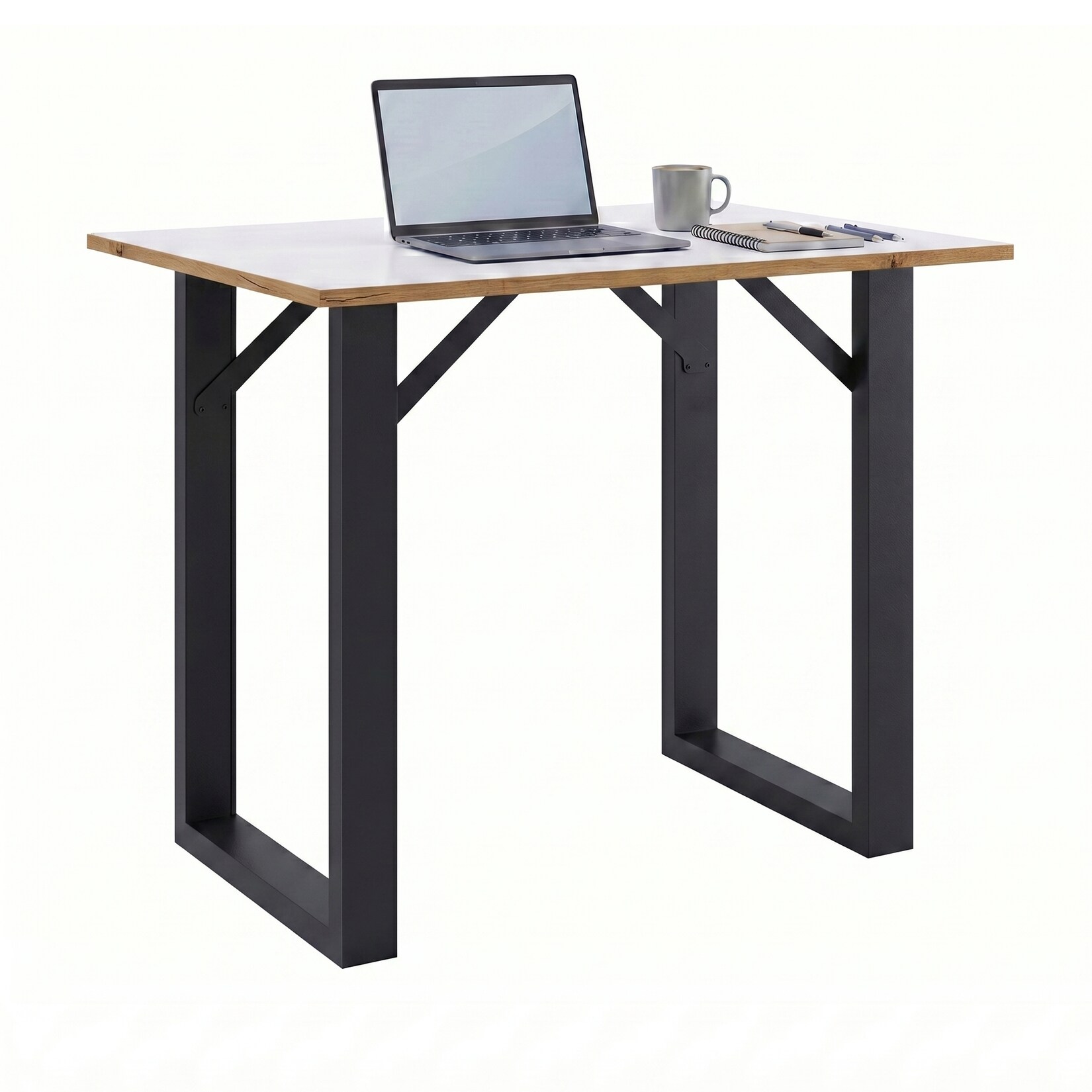 VCM Bartisch, Stehtisch und Meetingtisch, 138 x 50 x 102 cm, Hochtisch für Küche, Büro und Lounge - Salia