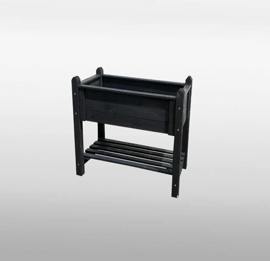 Promadino Kräuterbeet massiv, anthrazit, klein | 04012379317661