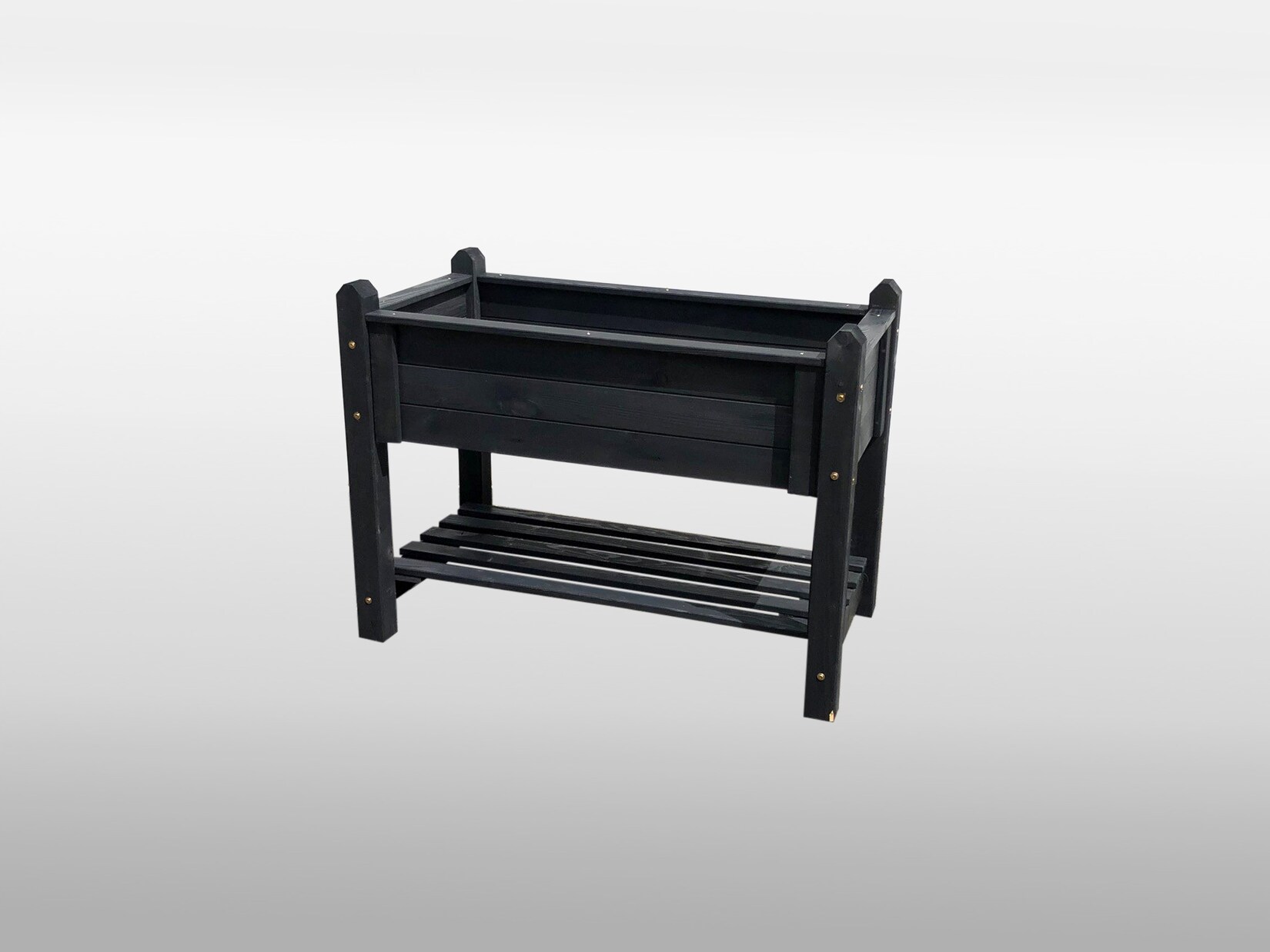 Promadino Kräuterbeet massiv, anthrazit, groß | 04012379317678