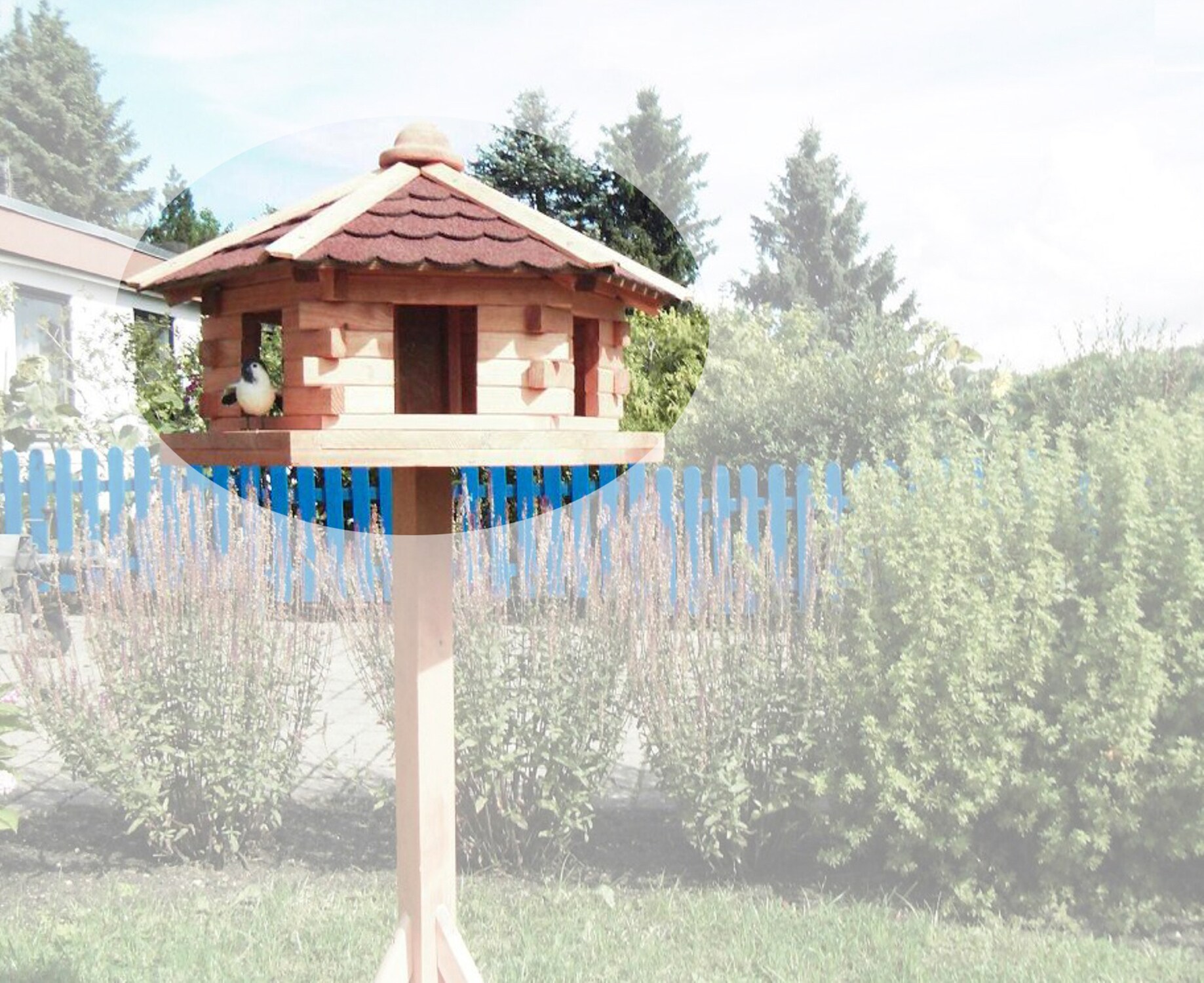 Promadino Vogelhaus "Knusperh&auml;uschen" - Bild 1