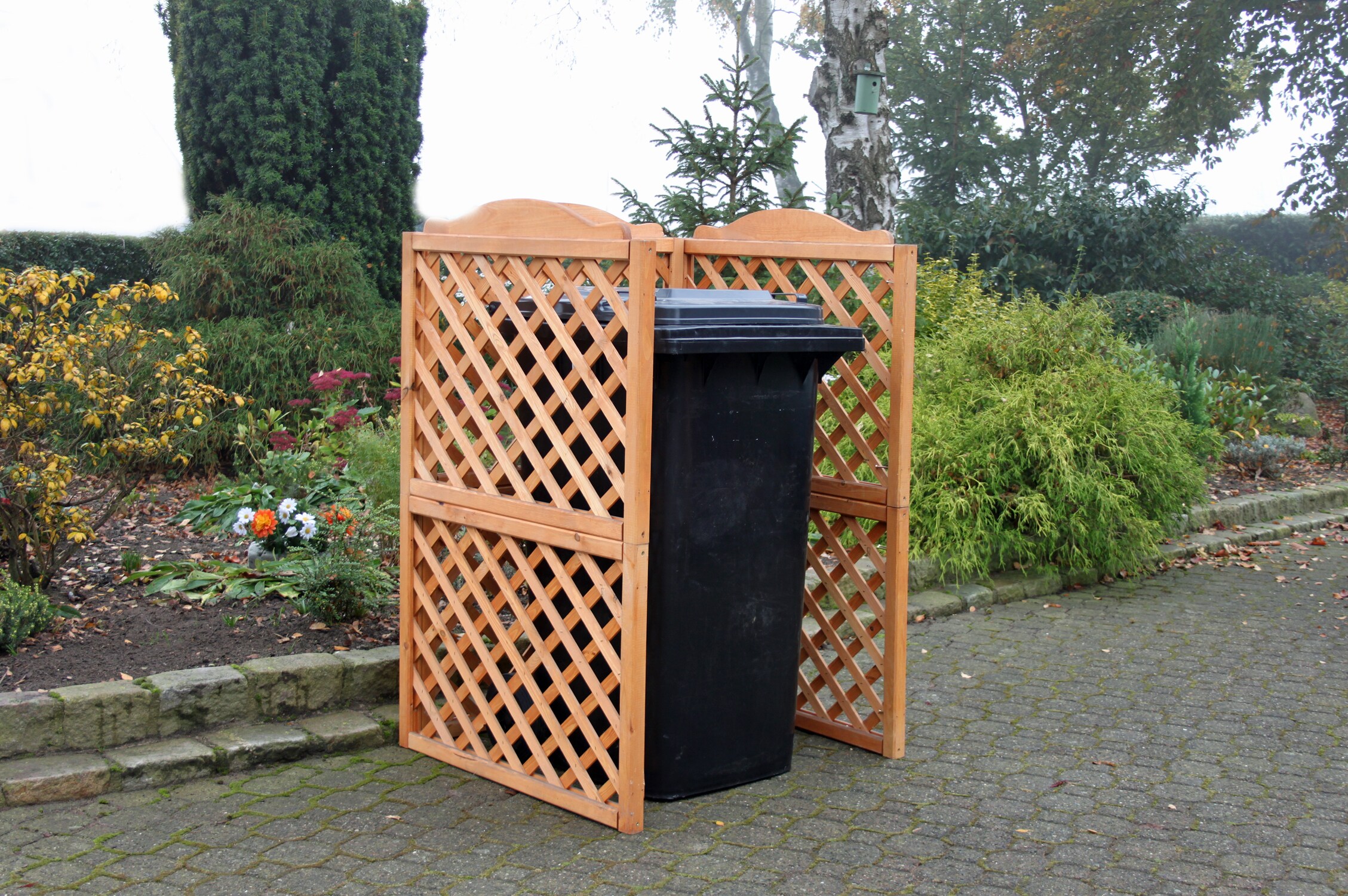 Promadino M&uuml;lltonnenspaliersystem "Rex" 1er Box - Bild 1