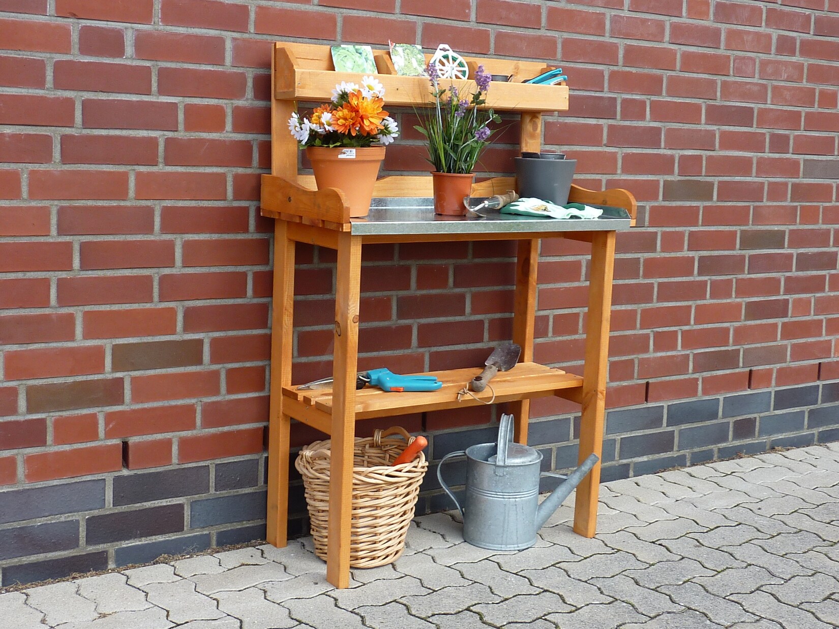 Promadino Pflanztisch mit Ablage | 04012379353485