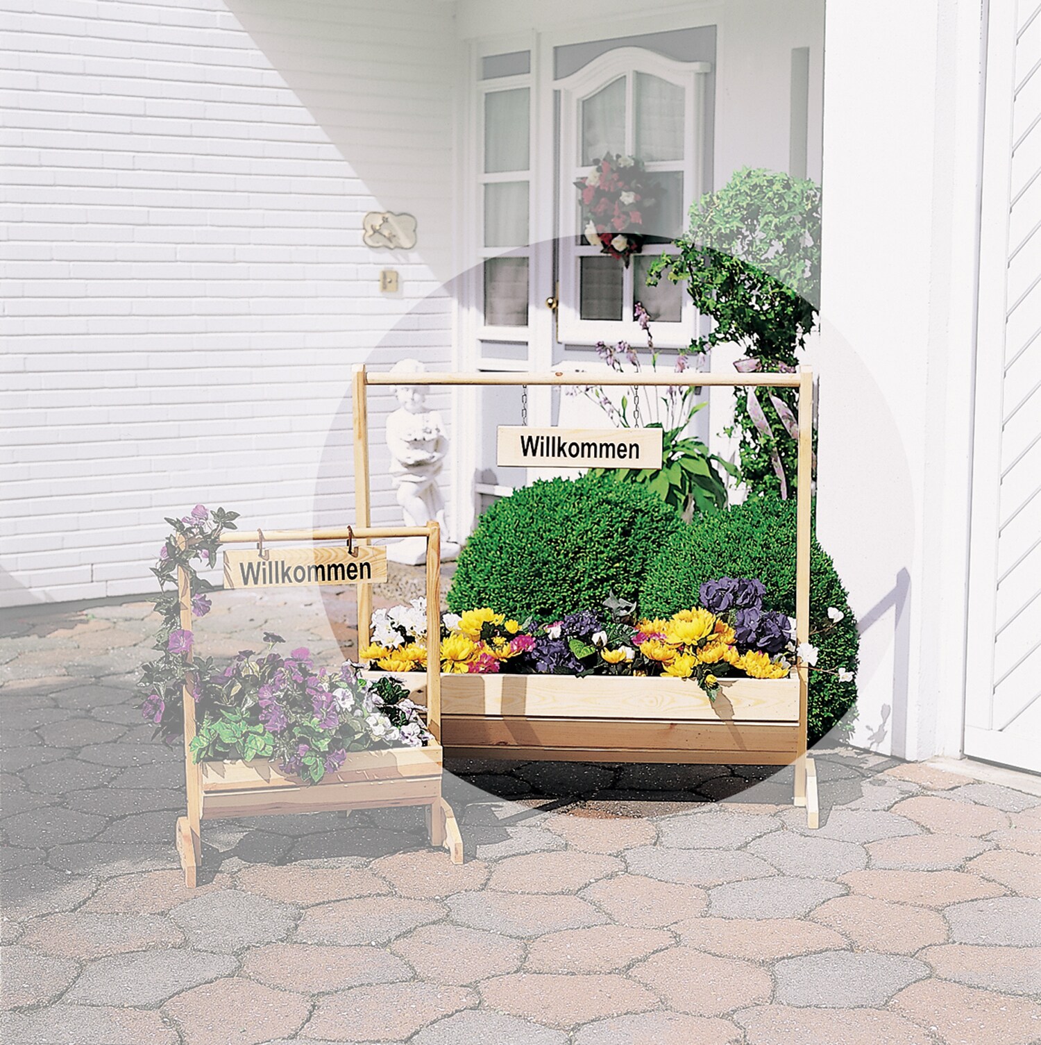 Promadino Blumentrog "Willkommen" gro&szlig; - Bild 1
