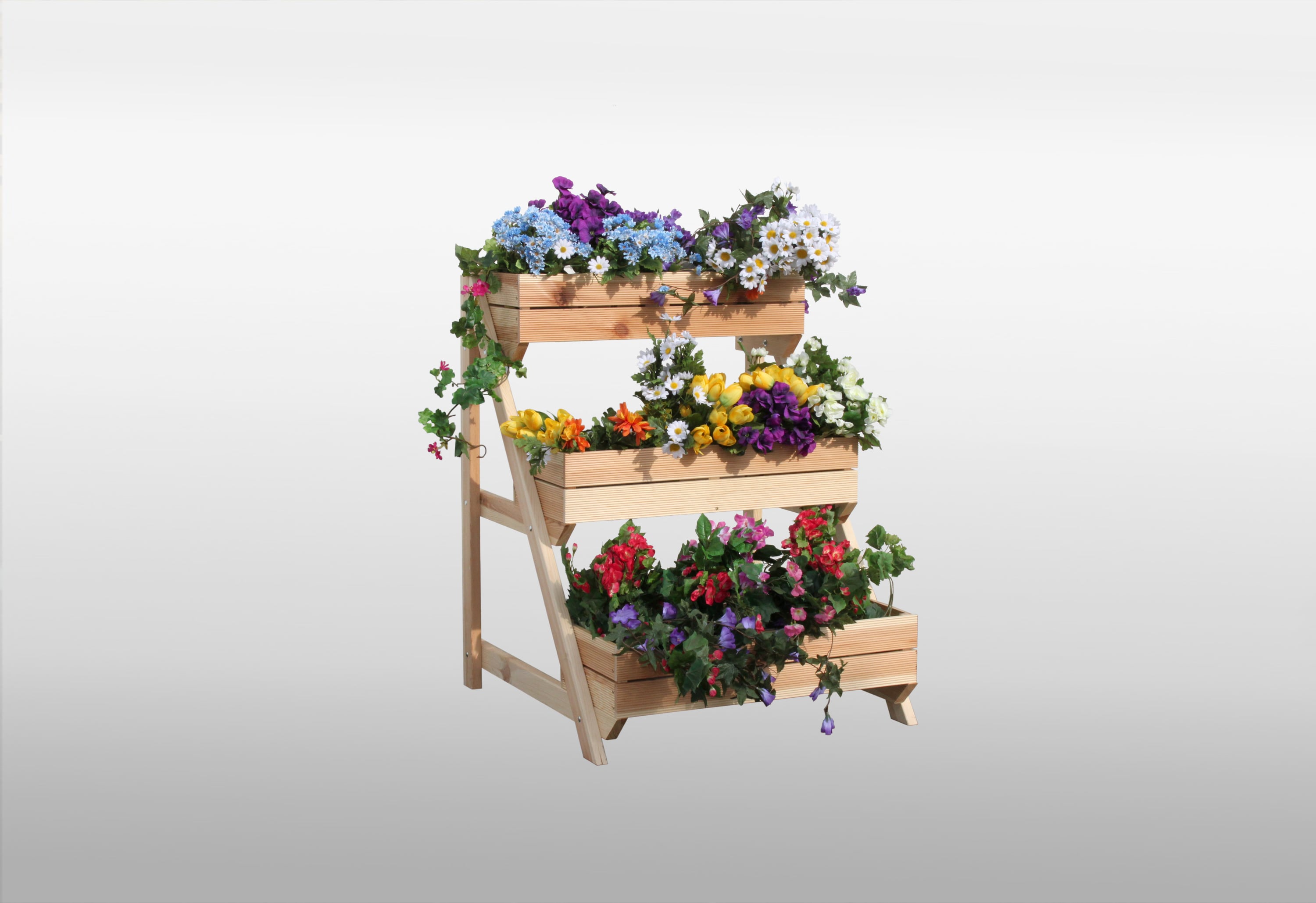 Promadino Pflanztreppe mit K&auml;sten - Bild 1