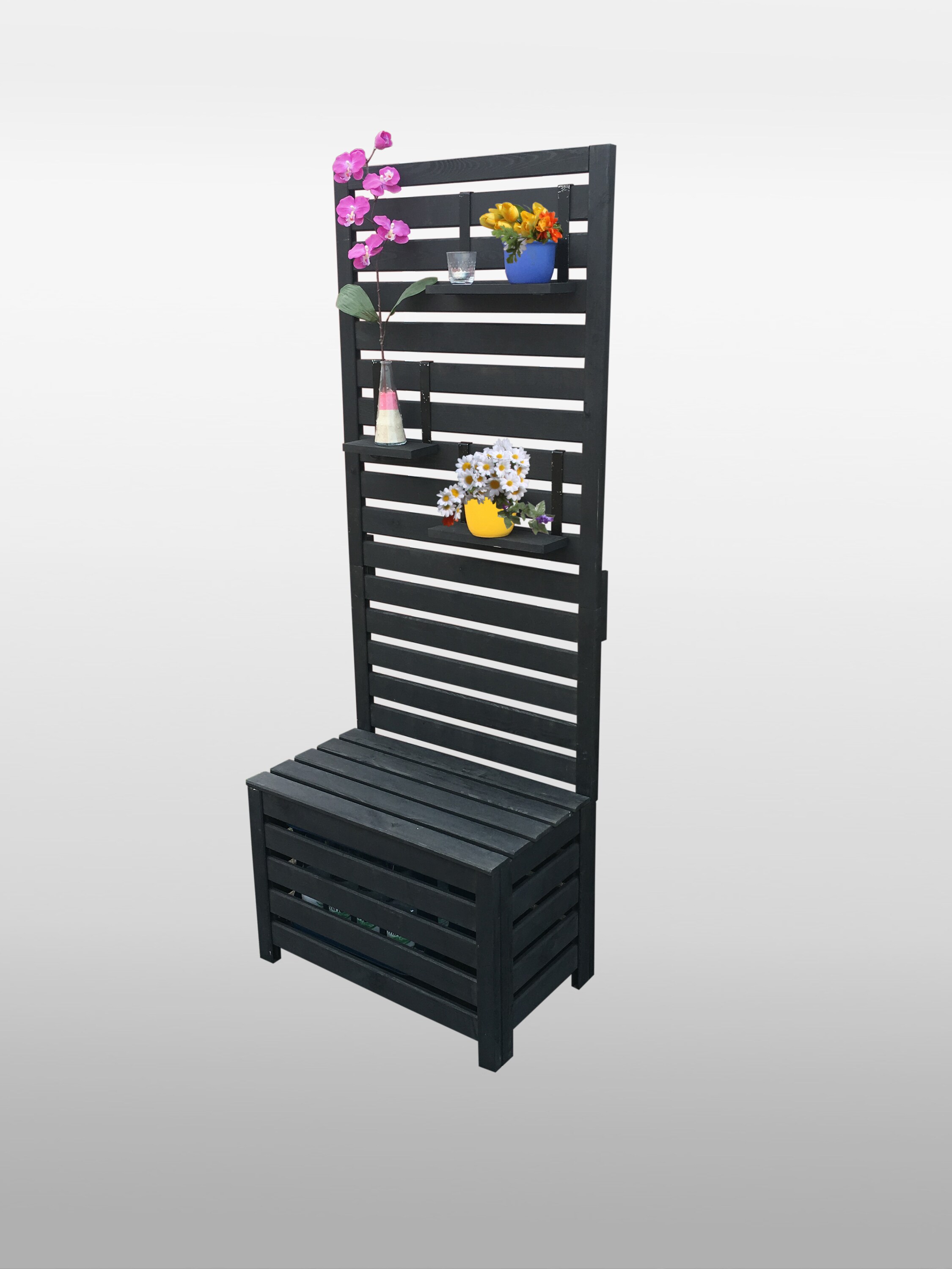 Promadino Spaliersichtschutz mit Staukasten - Bild 1