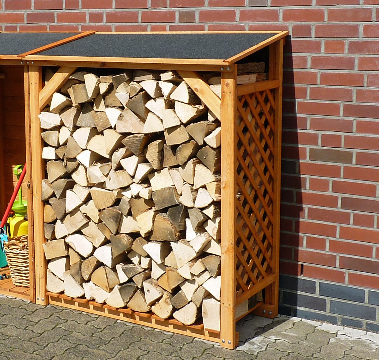 Promadino Erweiterungselement zu Kaminholzregal "Speyer" - Bild 1