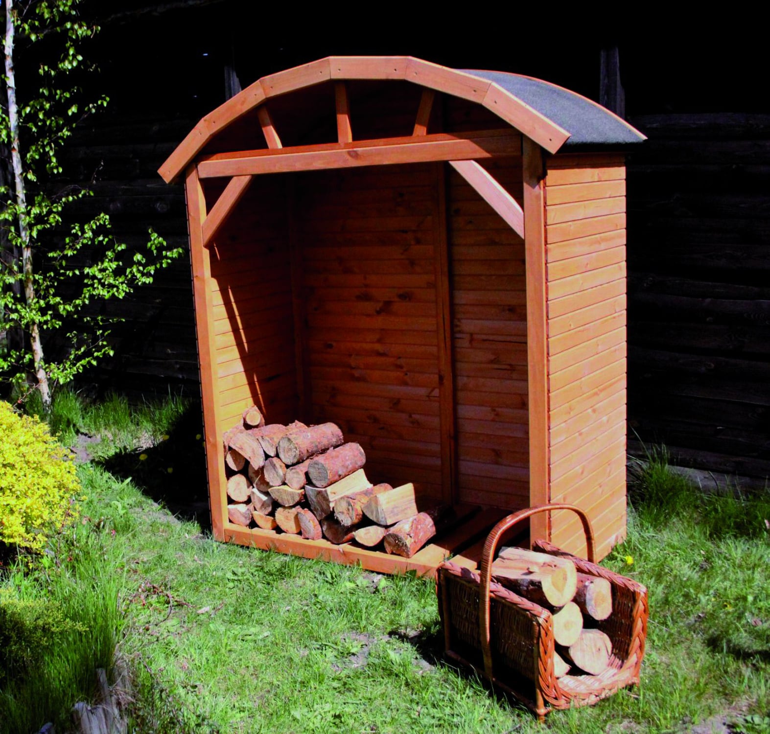 Promadino Kaminholzschrank "Teterow" - Bild 1