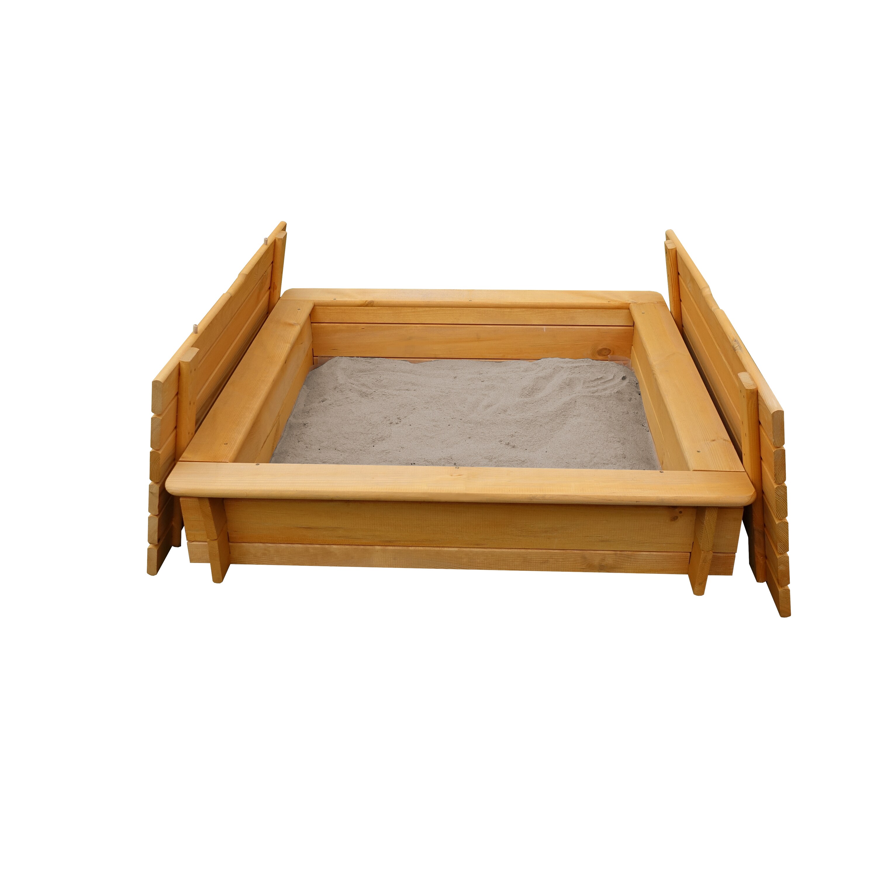 Promadino Sandkasten "Tessa" 100x100 mit Vollabdeckung - Bild 1