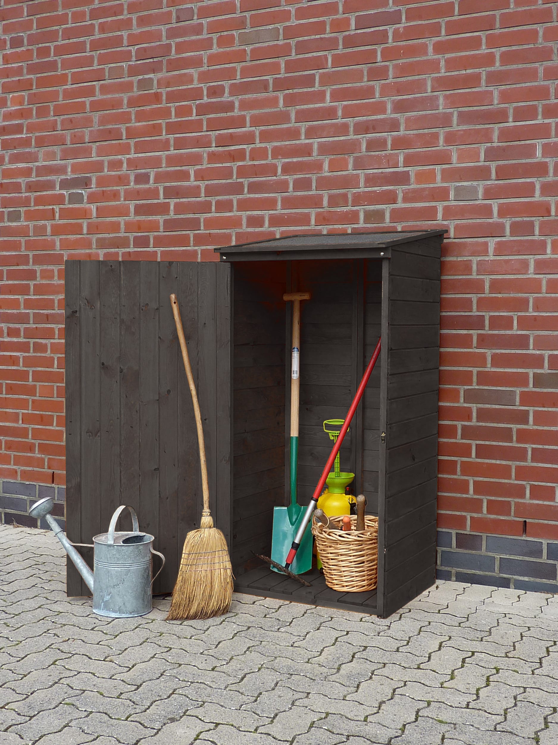 Promadino Ger&auml;teschrank "Speyer" anthrazit - Bild 1