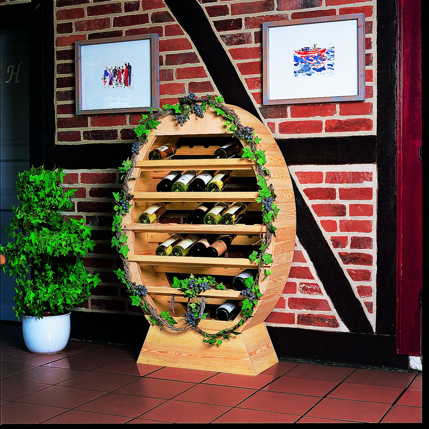 Promadino Weinregal "Winzertraum" gro&szlig; - Bild 1