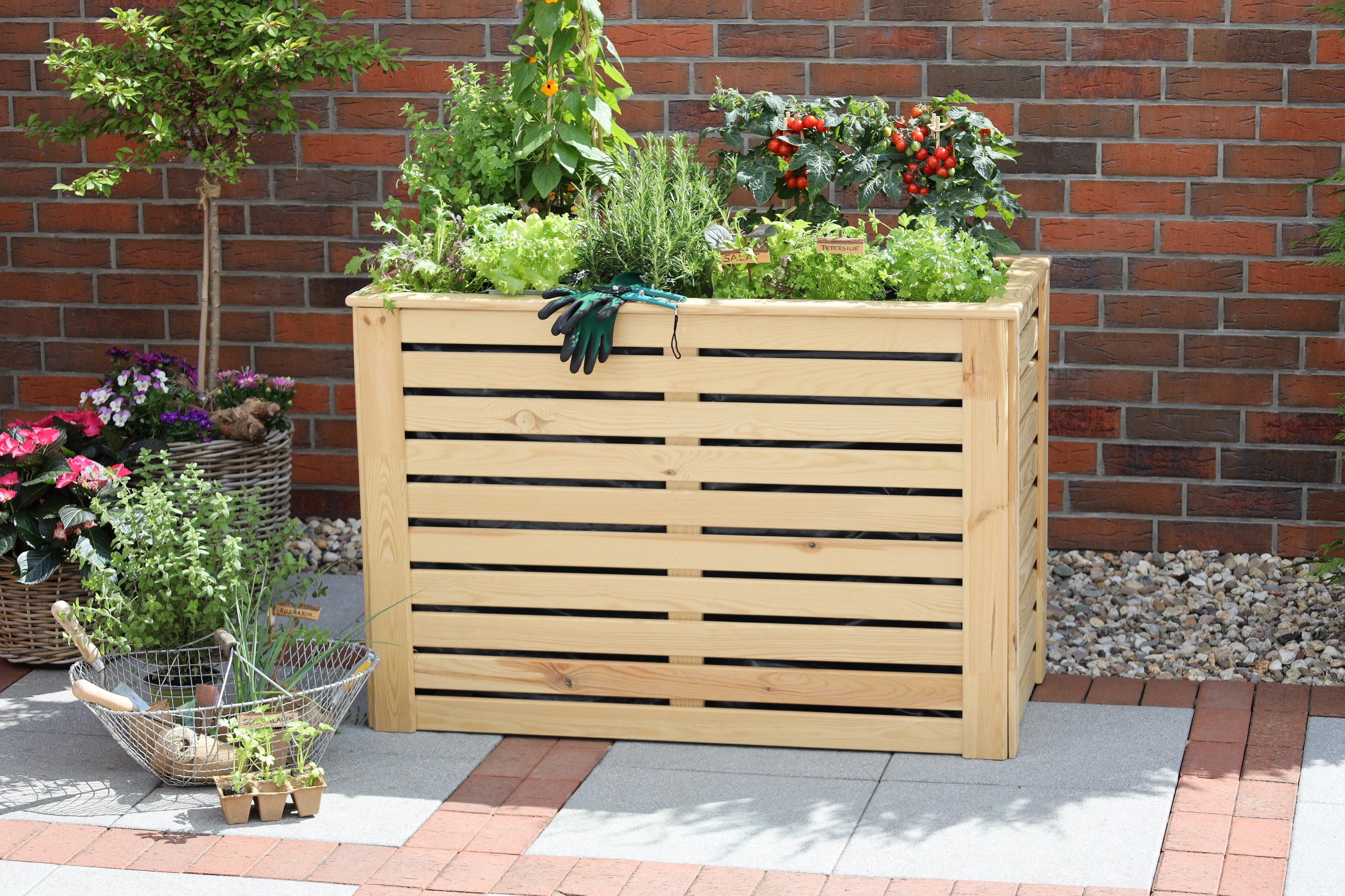 Promadino Hochbeet "Katrin" natur - Bild 1