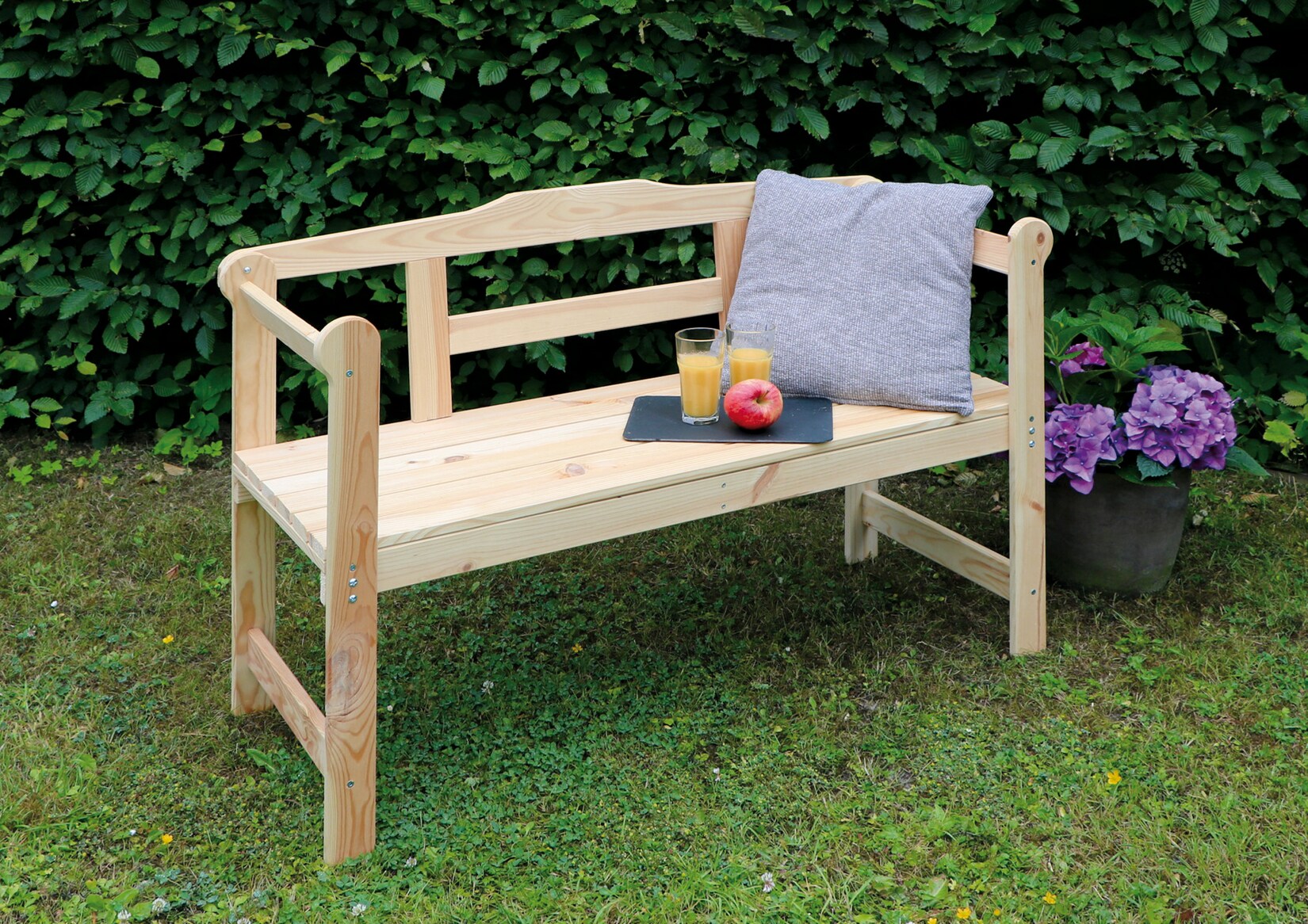 Promadino Friesenbank 2-Sitzer natur | 04012379600305