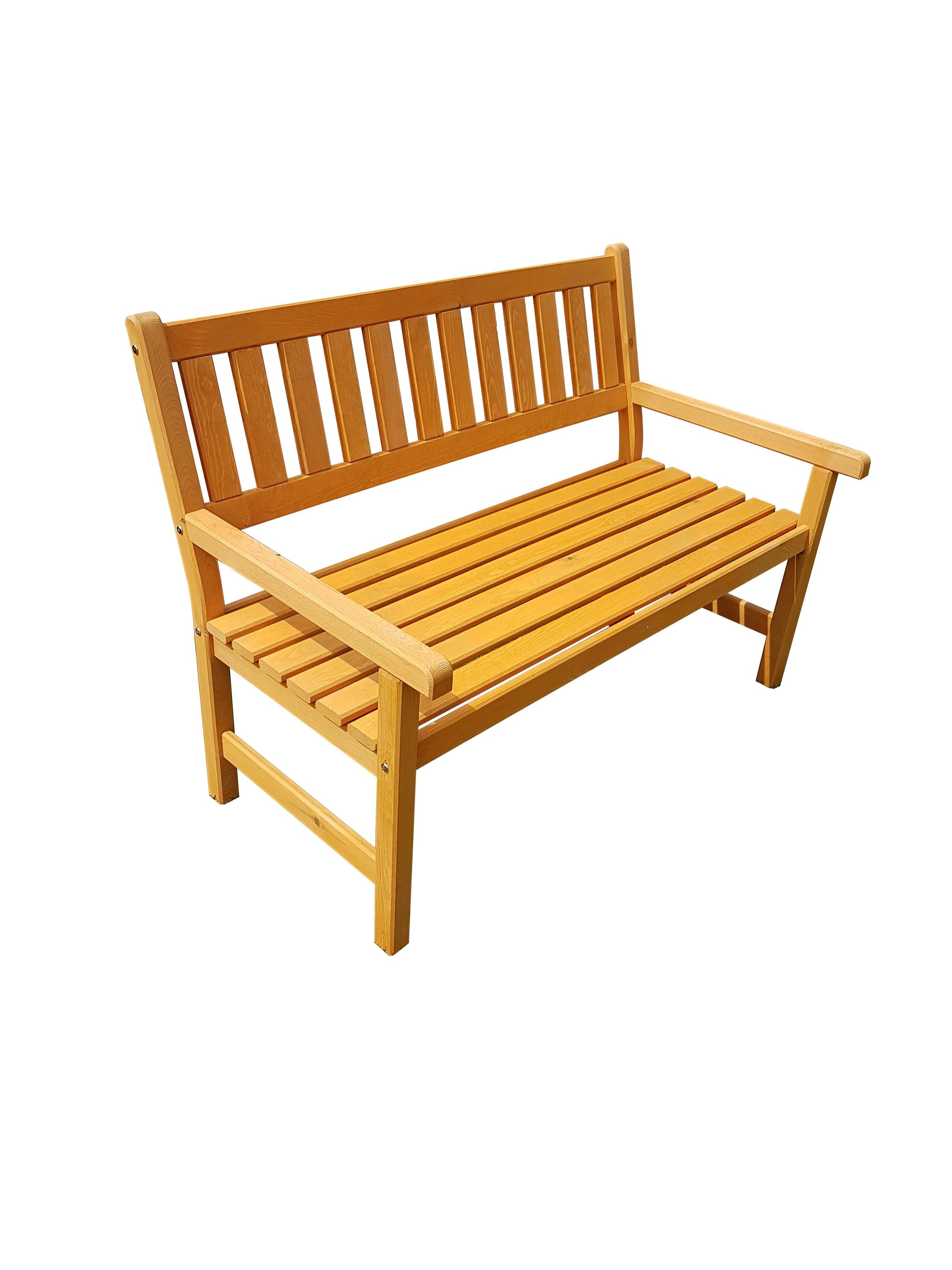 Promadino Gartenbank "Johanna" 2-Sitzer, honigbraun - Bild 1