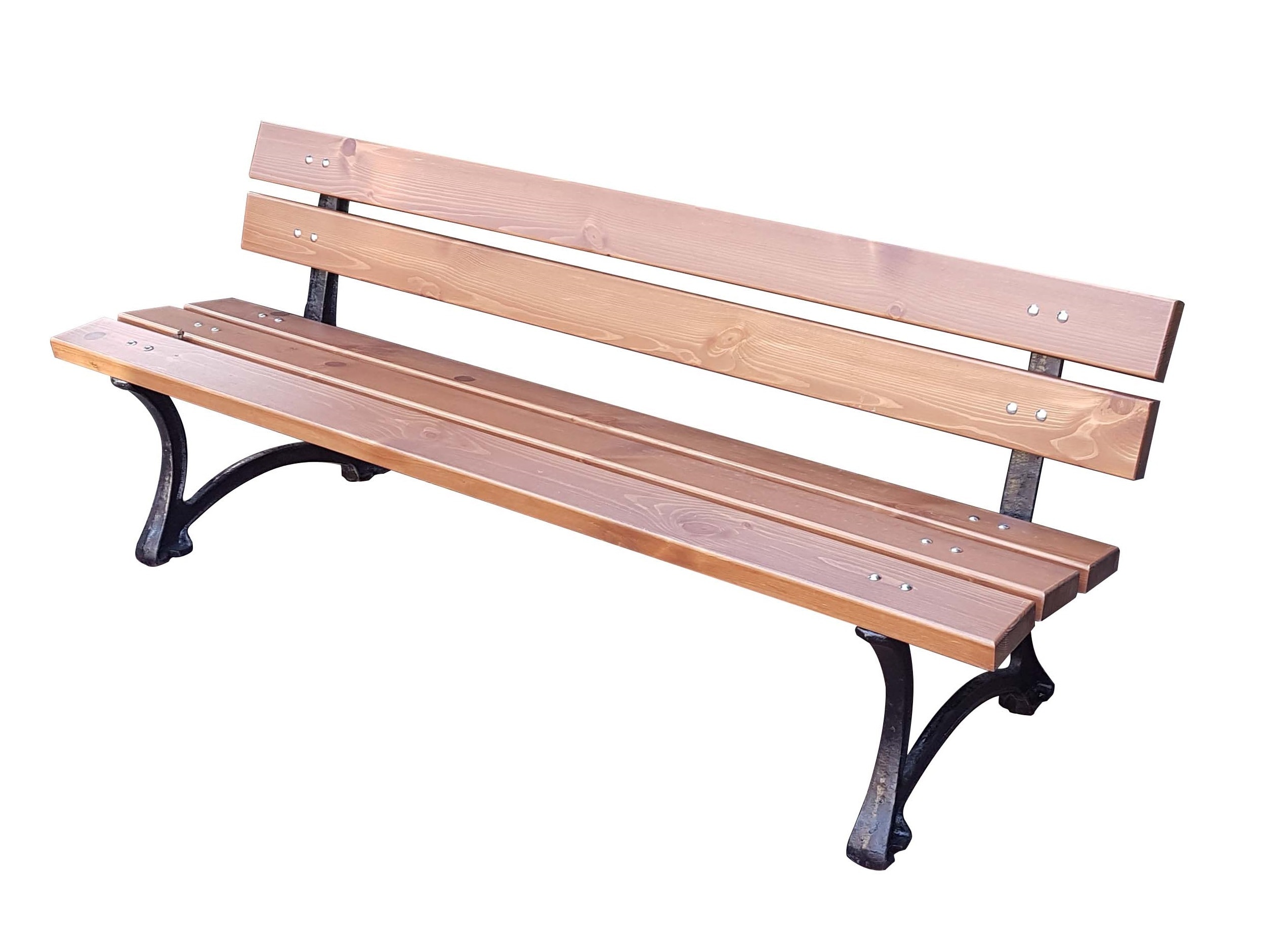 Promadino Parkbank "Salzburg", braun - Bild 1