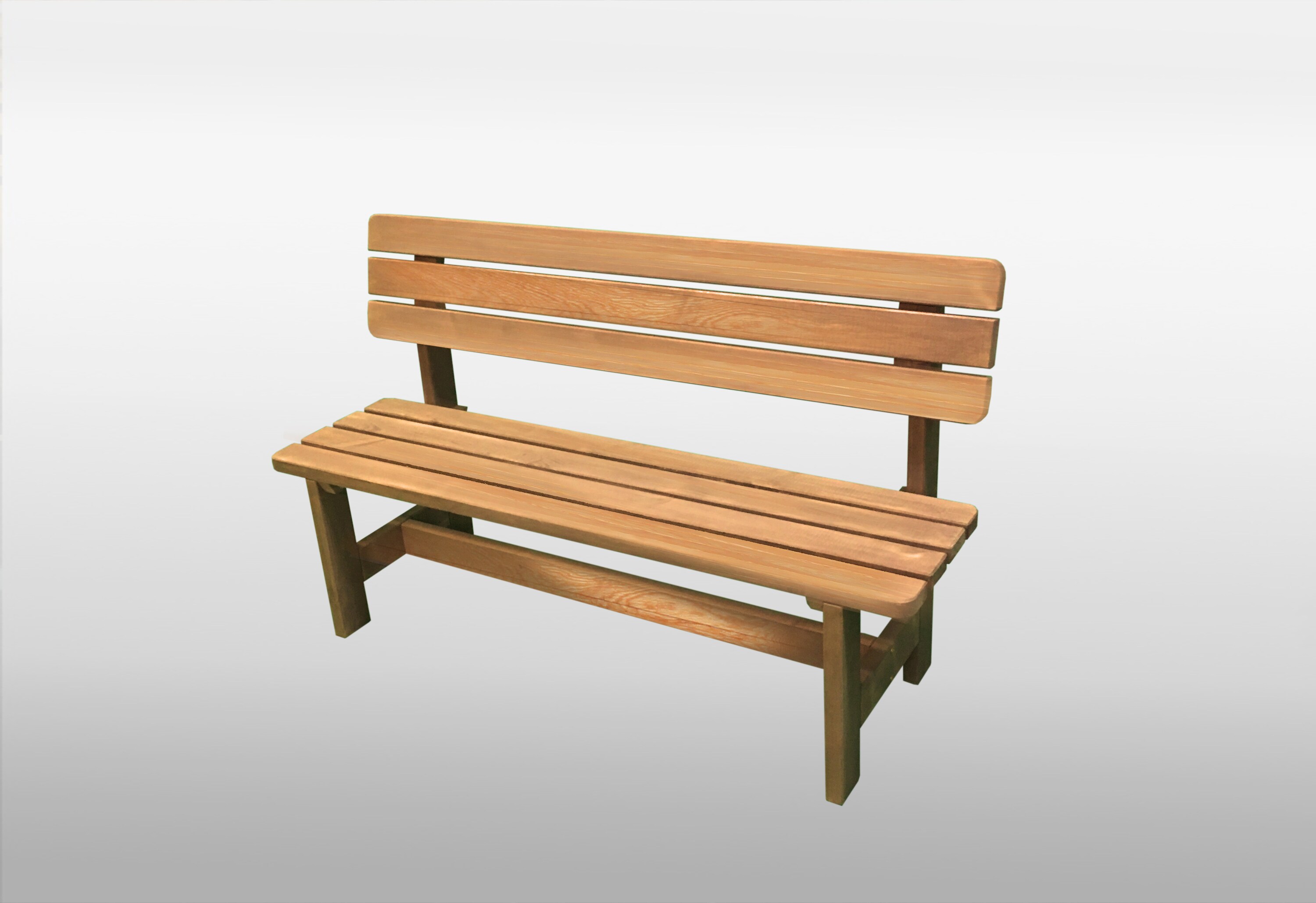 Promadino Holz-Bank Summer honigbraun - Bild 1