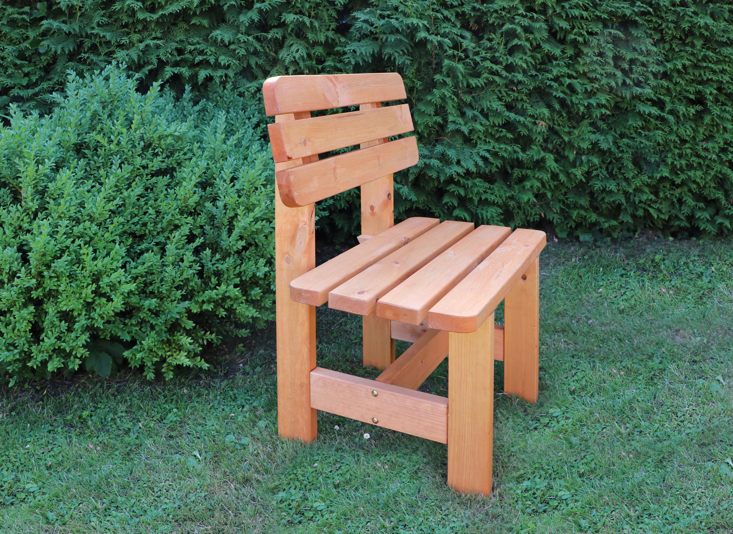 Promadino Holz-Sessel Summer honigbraun - Bild 1