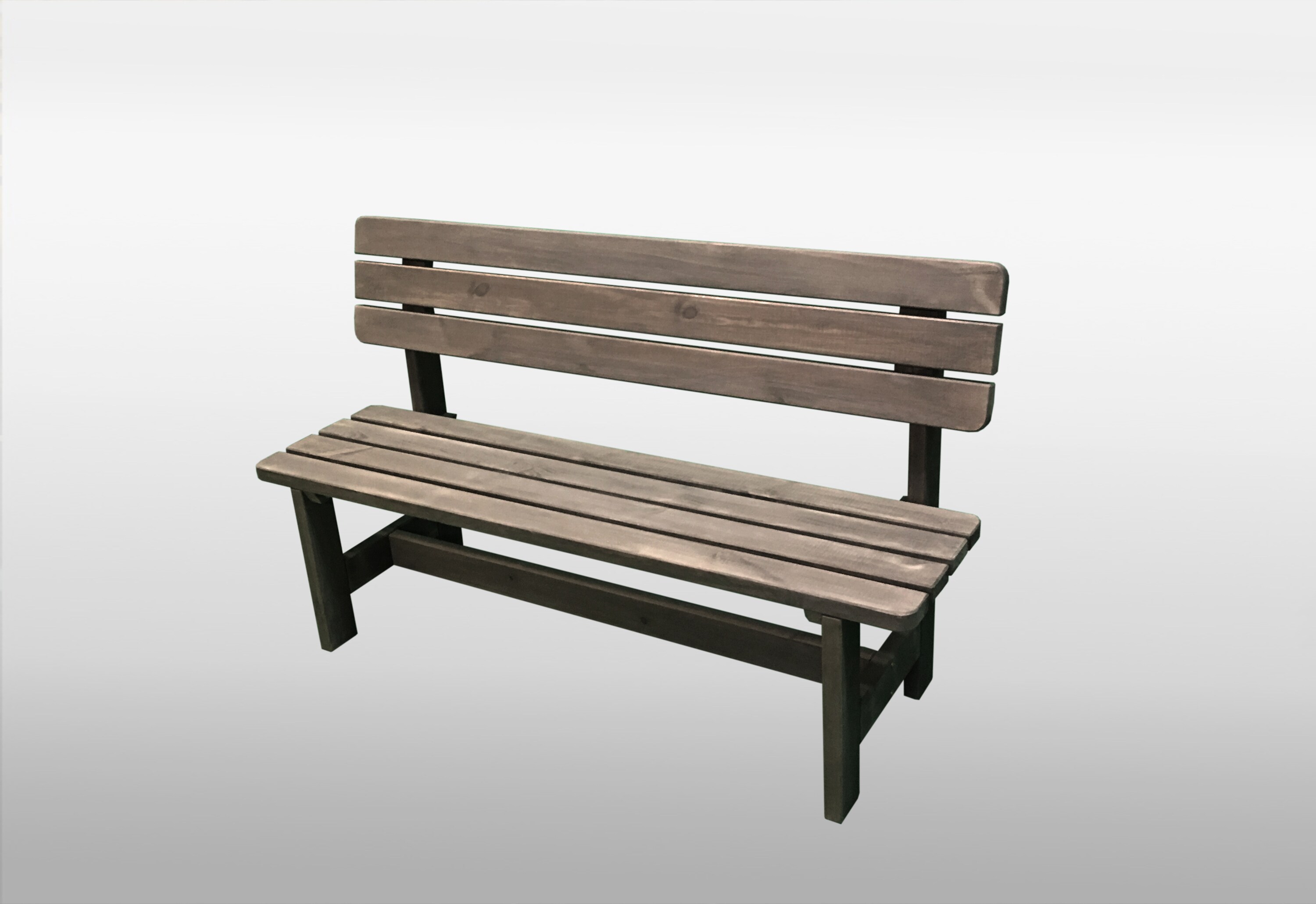 Promadino Holz-Bank Summer grau - Bild 1