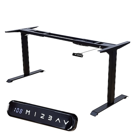 Albatros Schreibtisch-Gestell LIFT S5B schwarz, elektrisch höhenverstellbar mit Memory-Funktion, Kollisionsschutz und Soft-Start/Stop - Bild 1