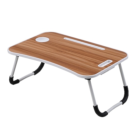 Albatros Laptoptisch FLIP, Eiche, mit Schublade, Tisch klappbar, Lapdesk, Tablett, fürs Bett oder Couch - Bild 1