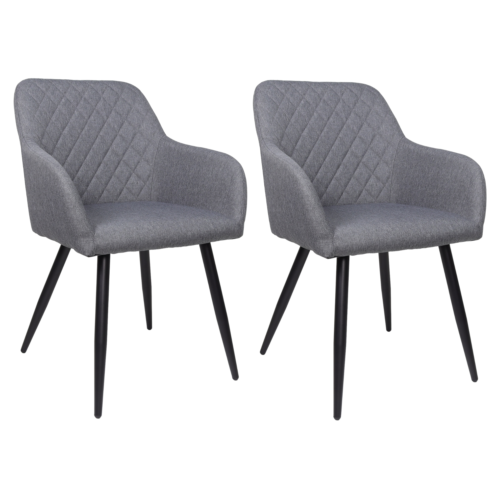 Albatros Esszimmerstuhl SILA, 2er Set, Grau - Bild 1