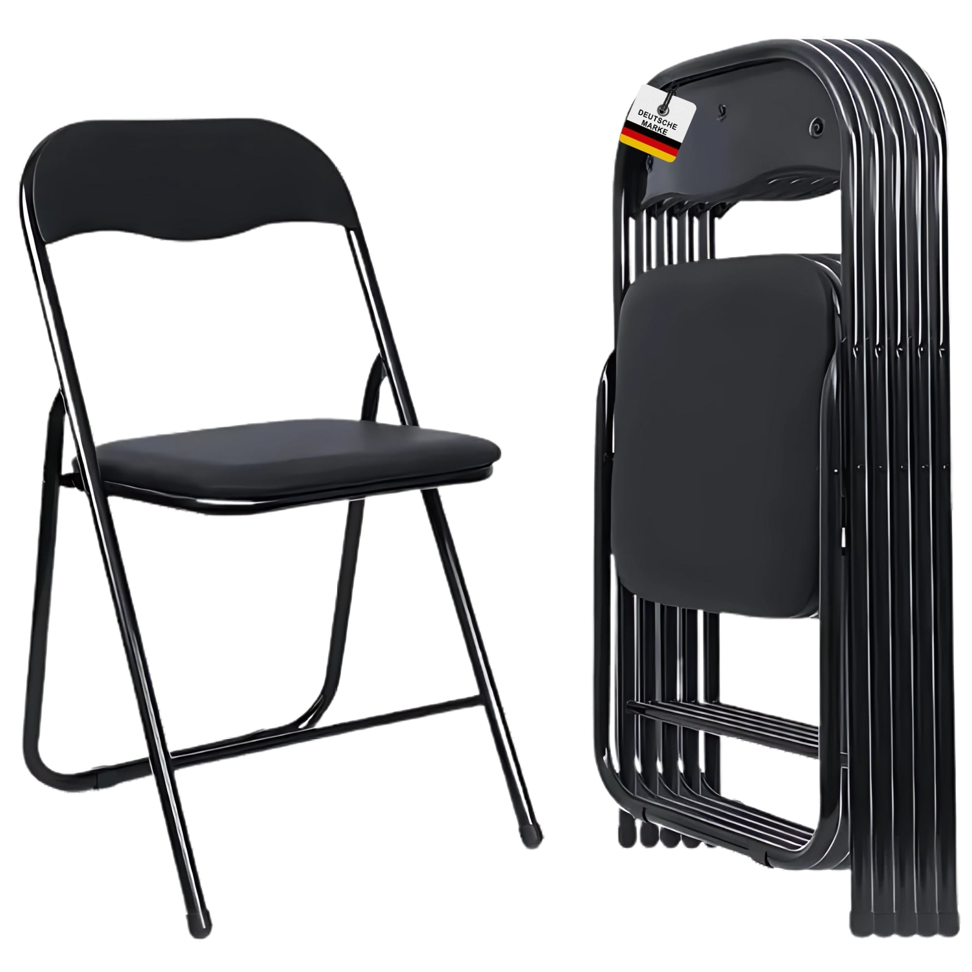 Albatros Klappstuhl Manitu Klappst&uuml;hle Starker Metallrahmen Faltbarer Stuhl Besucher Konferenz Gast Stuhl - Bild 1