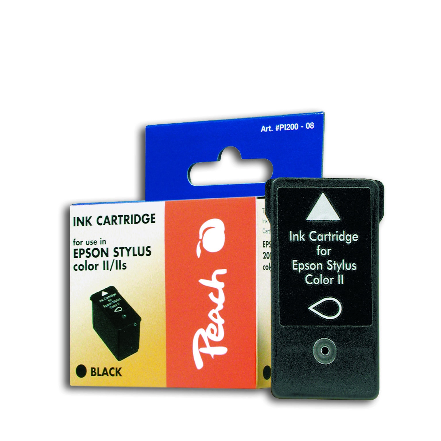 Peach E020  Druckerpatrone bk ersetzt Epson S020047 f&uuml;r z.B. Epson Machjet 1500 K, Epson Machjet 3000 C, Epson Machjet 3000 CU, Epson Machjet 3000 - Bild 1